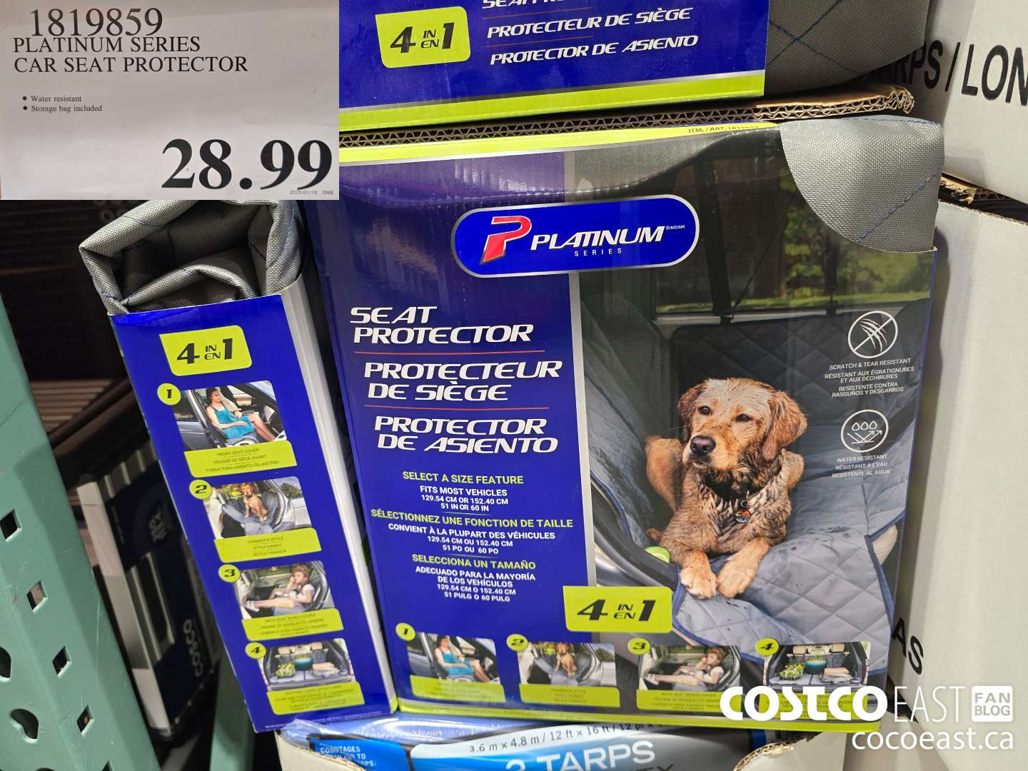 1819859 PLATINUM SERIES CAR SEAT PROTECTOR $28.99