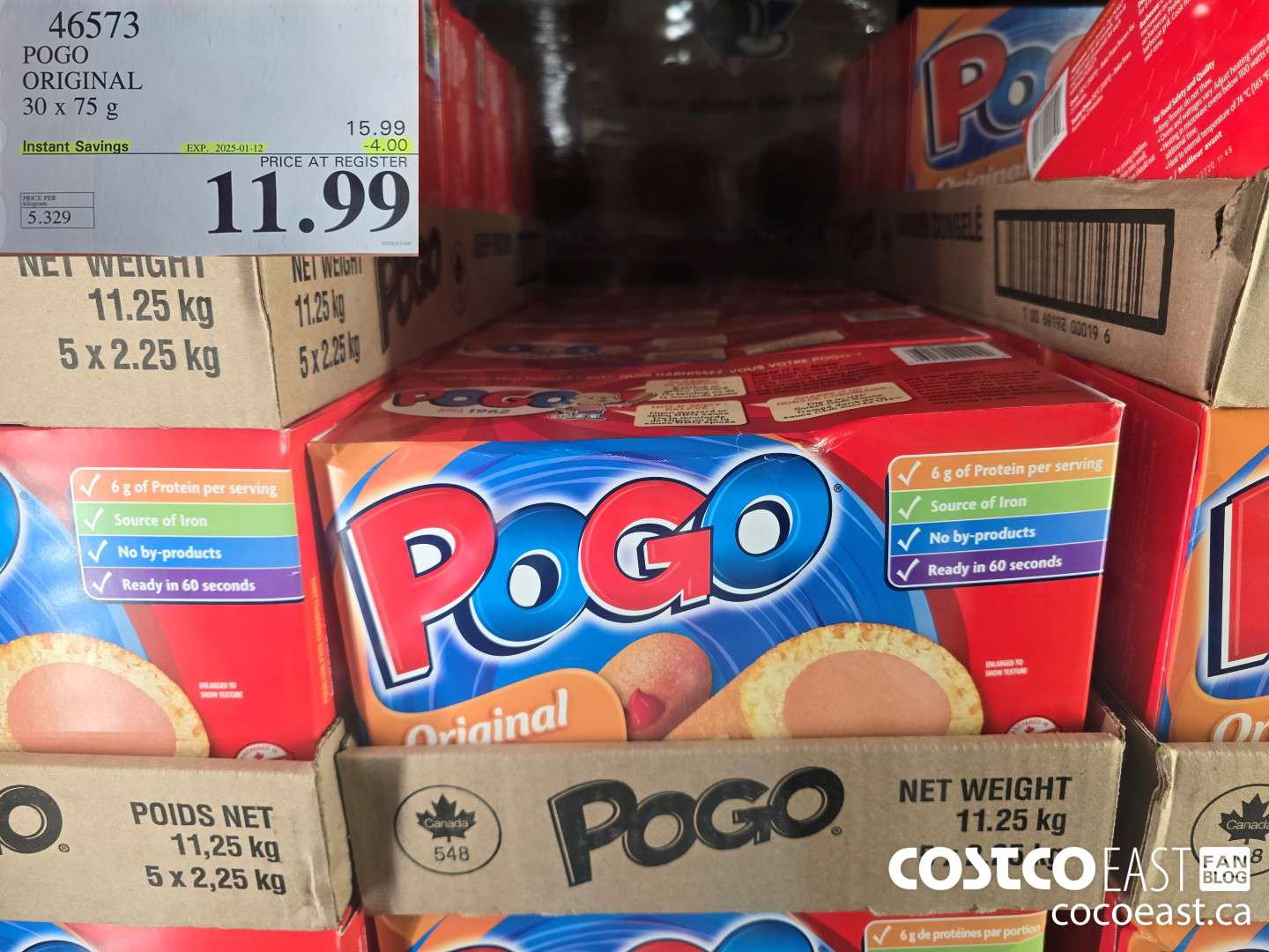 46573 POGO ORIGINAL 30 x 75g ($4.00 INSTANT SAVINGS EXPIRES ON 2025-01-12) $11.99