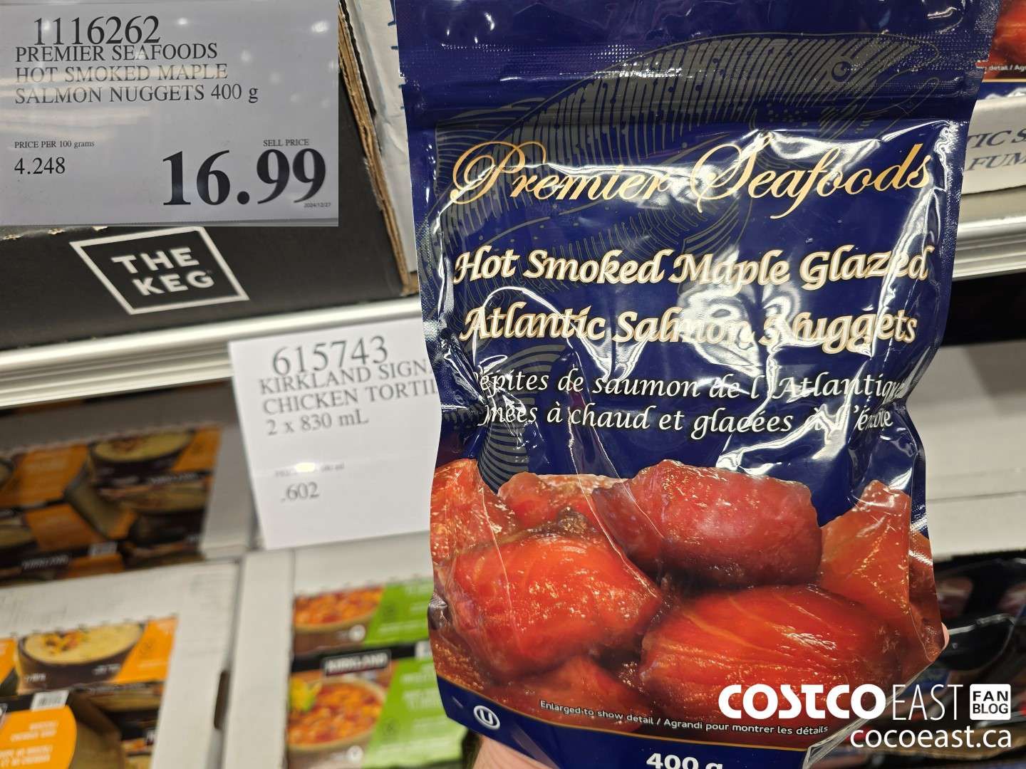 1116262 PREMIER SEAFOODS HOT SMOKED SALMON NUGGETS 400 G $16.99