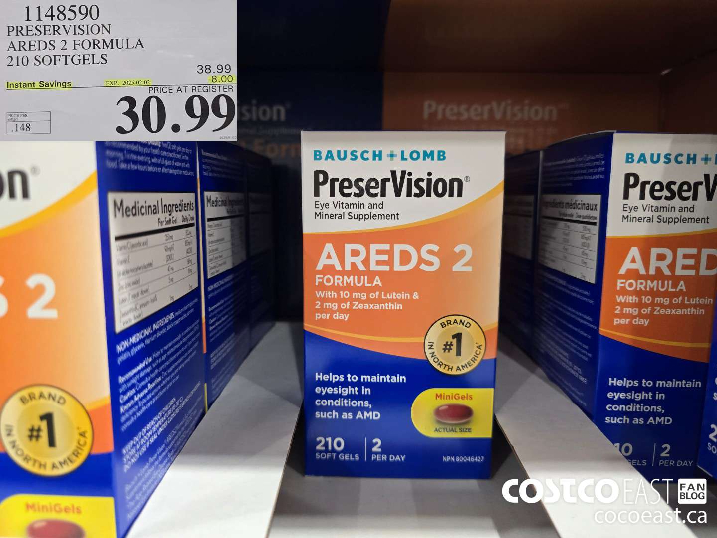 1148590 PRESERVISION AREDS 2 FORMULA 210 SOFTGELS ($8.00 INSTANT SAVINGS EXPIRES ON 2025-02-02) $330.99
