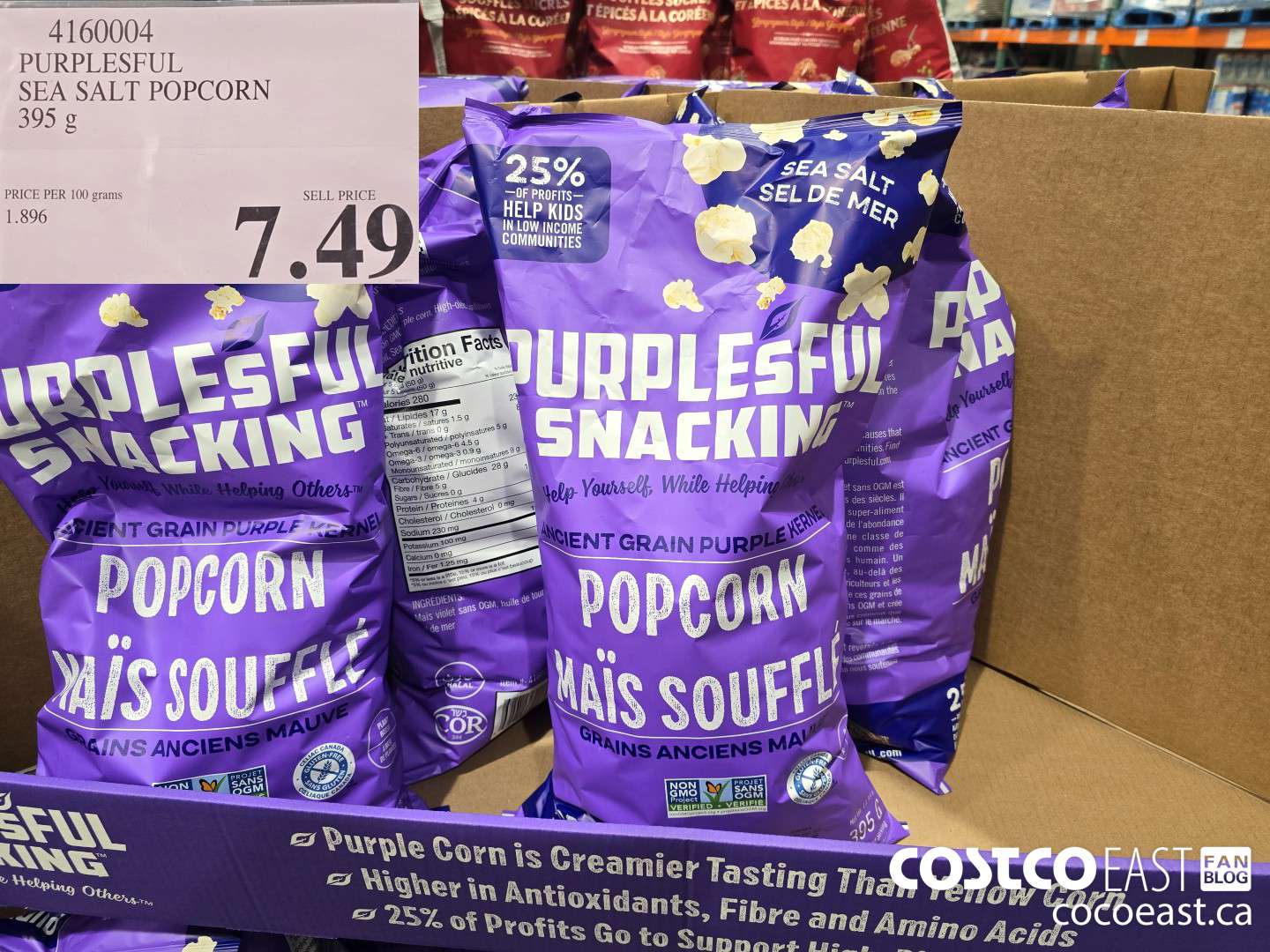 4160004 PURPLESFUL SEA SALT POPCORN 395 g $7.49