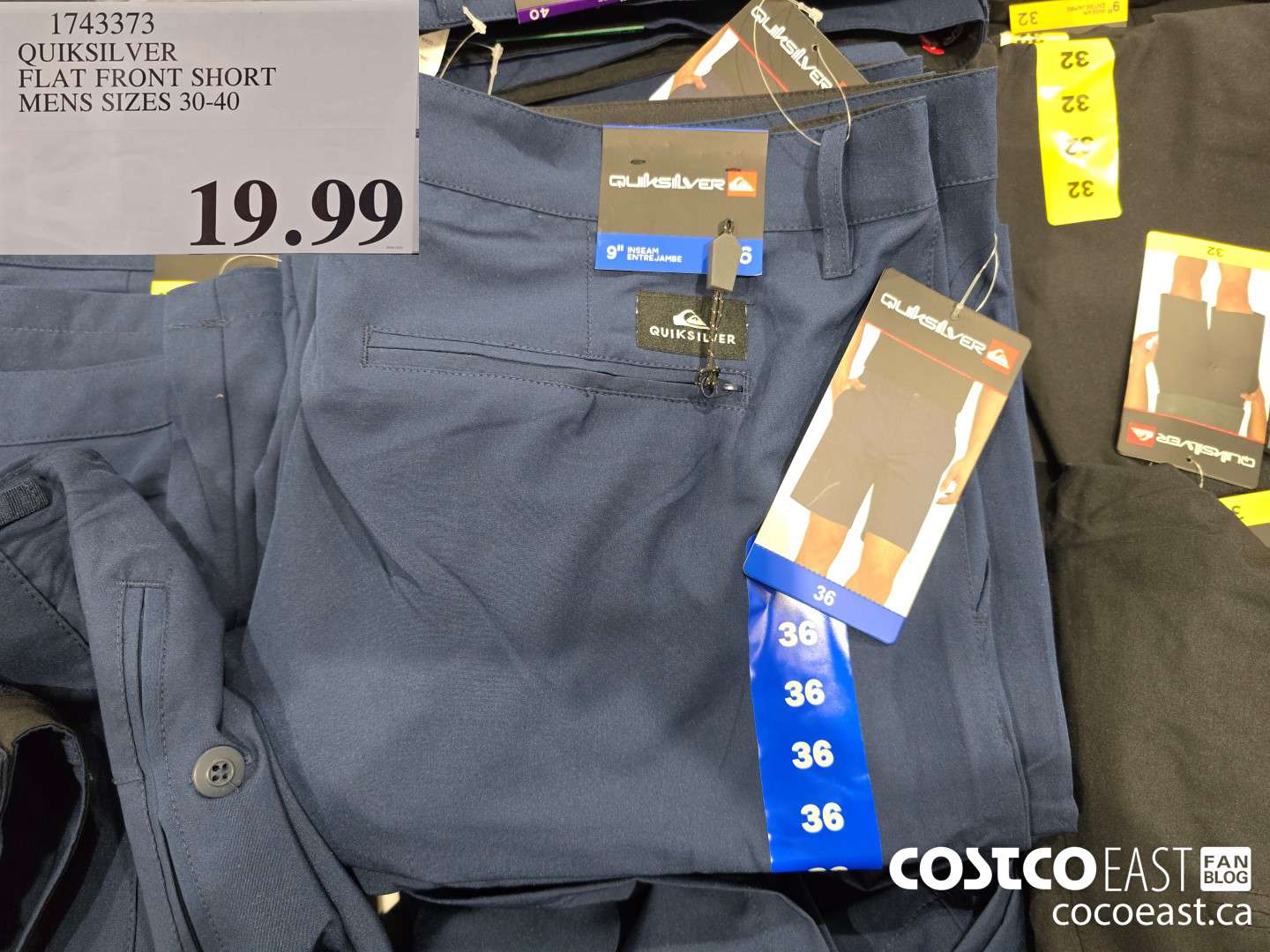 1743373 QUIKSILVER FLAT FRONT SHORT MENS SIZES 30-40 $19.99