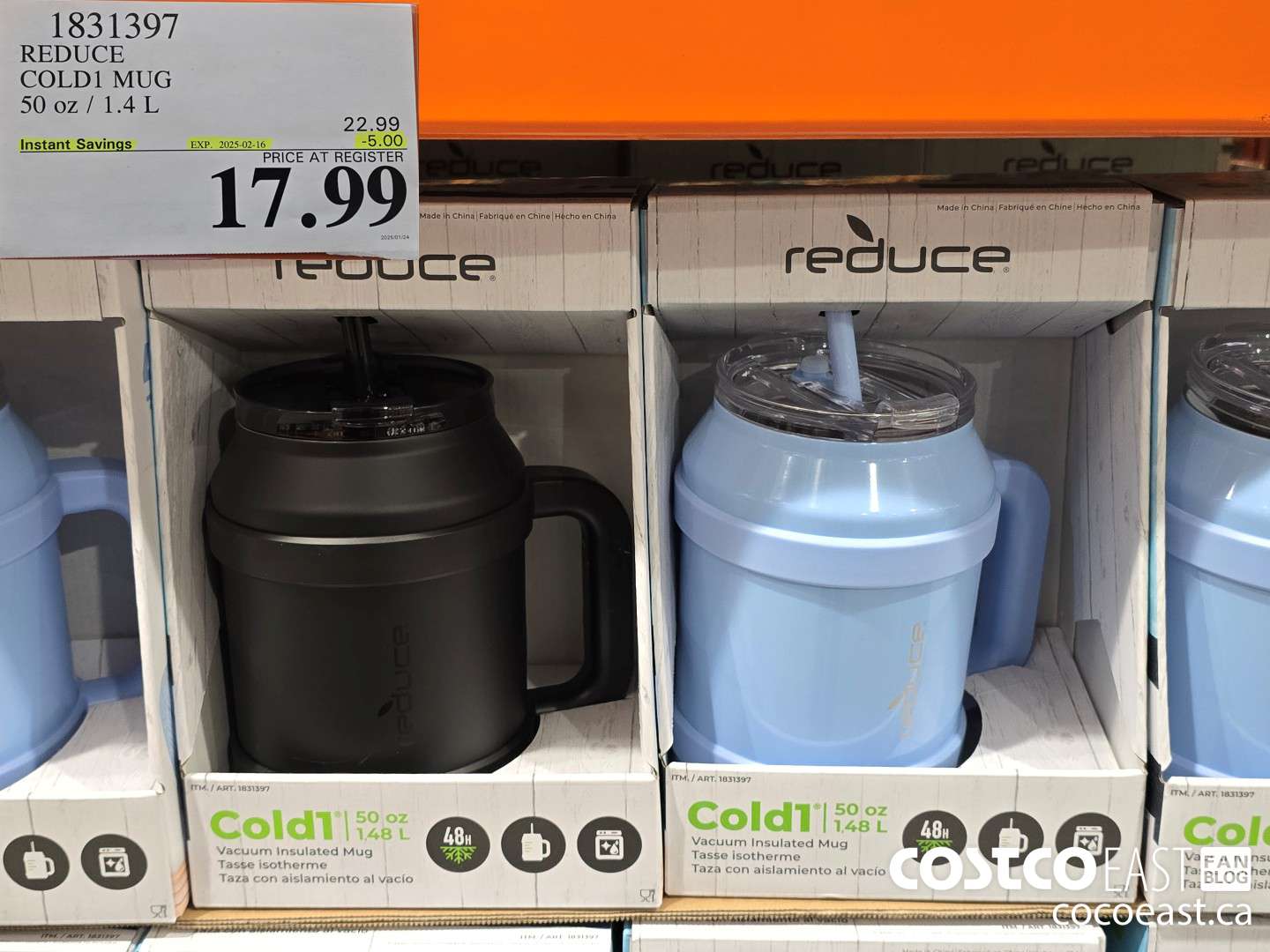 1831397 REDUCE COLD1 MUG 50 OZ / 14 L ($5.00 INSTANT SAVINGS EXPIRES ON 2025-02-16) $17.99