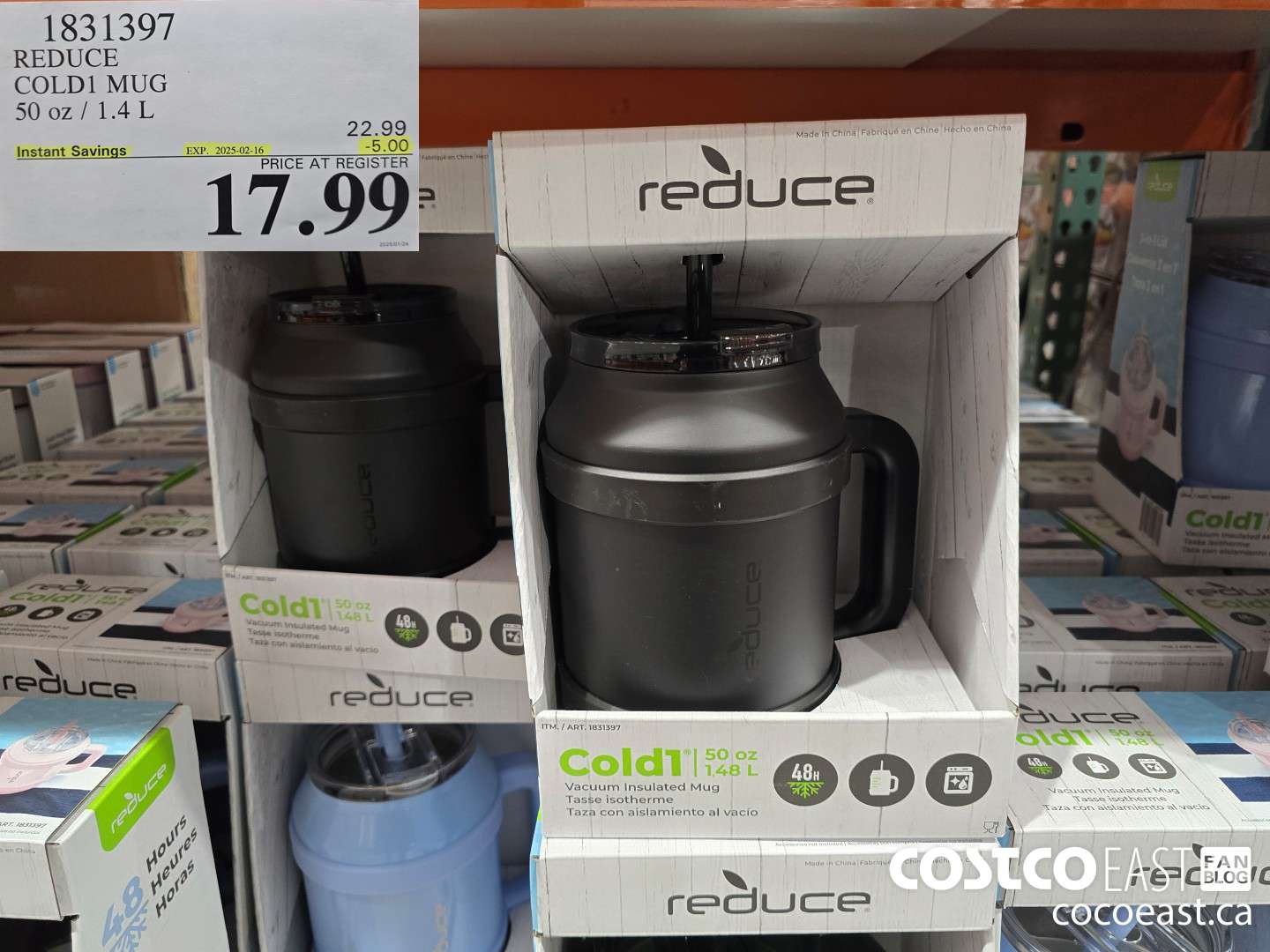 1831397 REDUCE COLD1 MUG 50 OZ / 14 L ($5.00 INSTANT SAVINGS EXPIRES ON 2025-02-16) $17.99