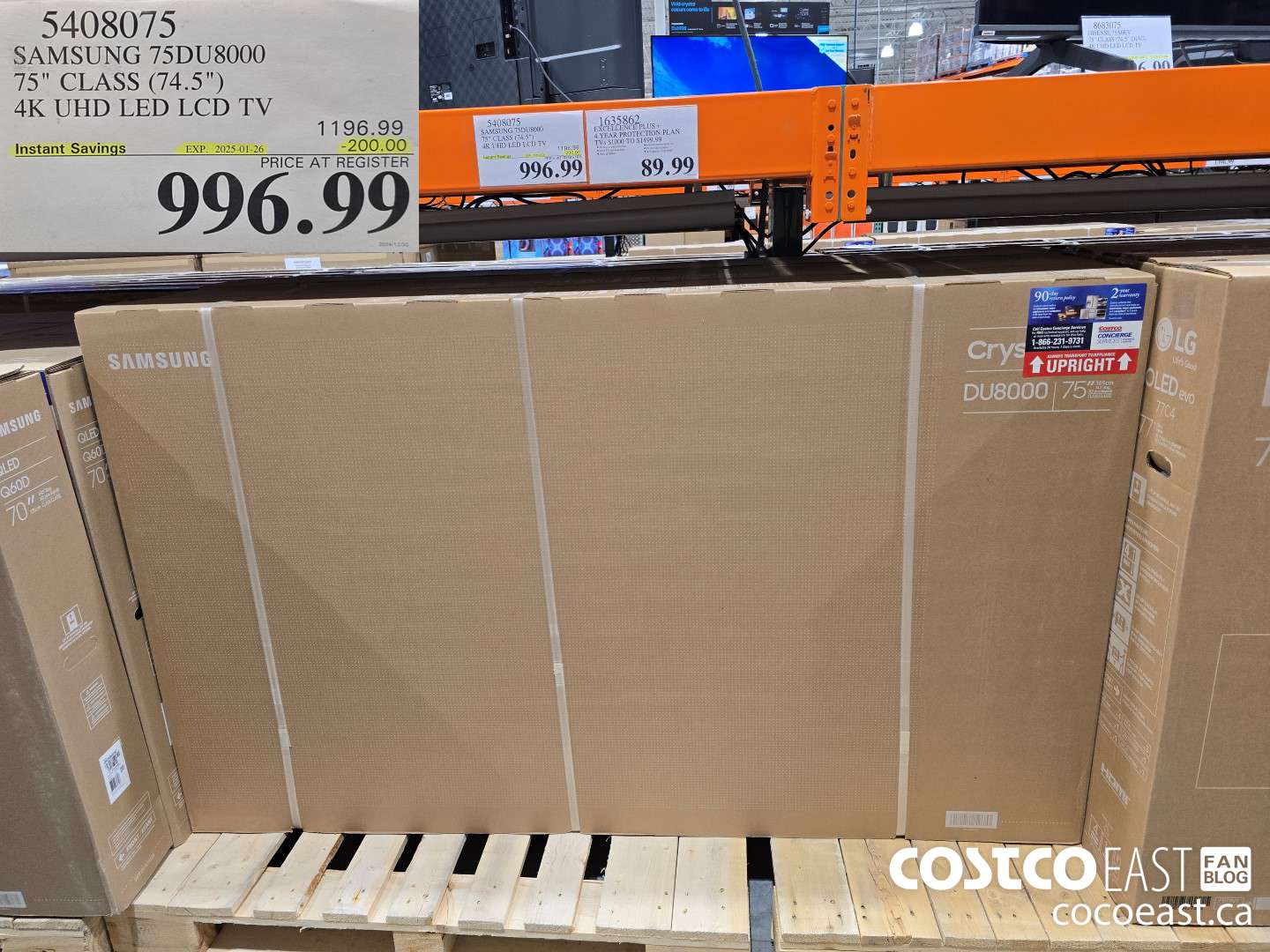 5408075 SAMSUNG 75DU8000 75