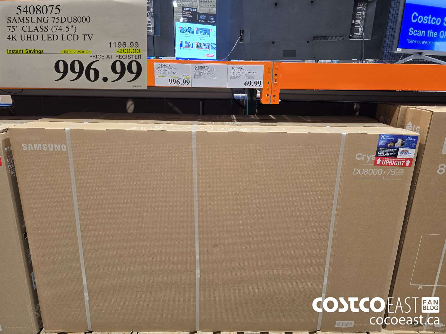 5408075 SAMSUNG 75DU8000 75