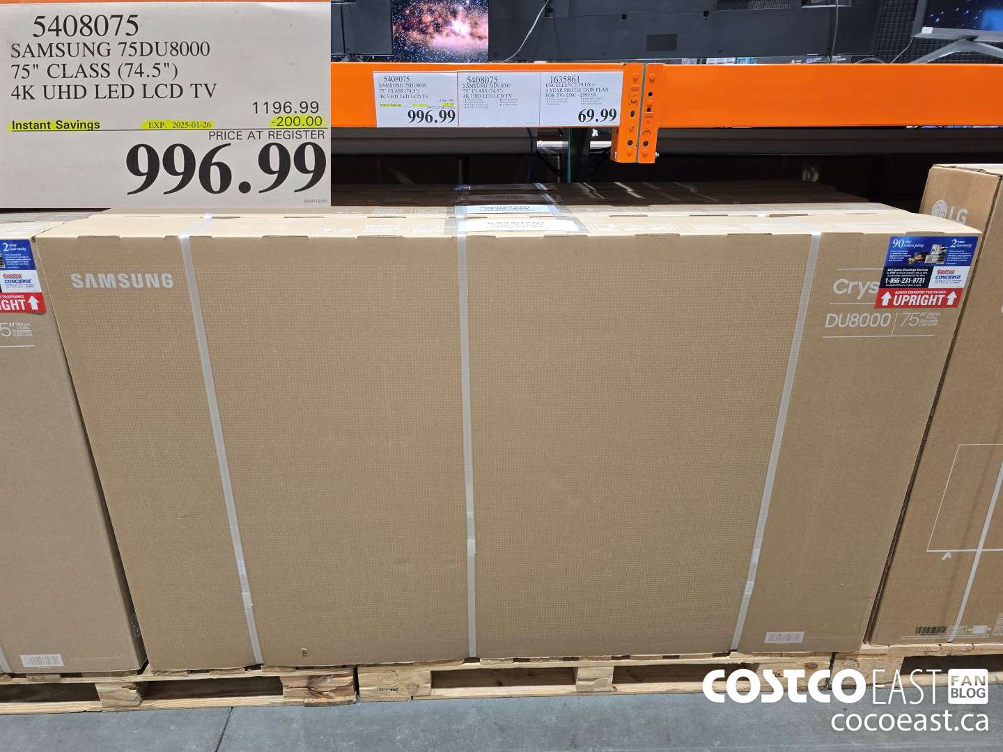 5408075 SAMSUNG 75DU8000 75