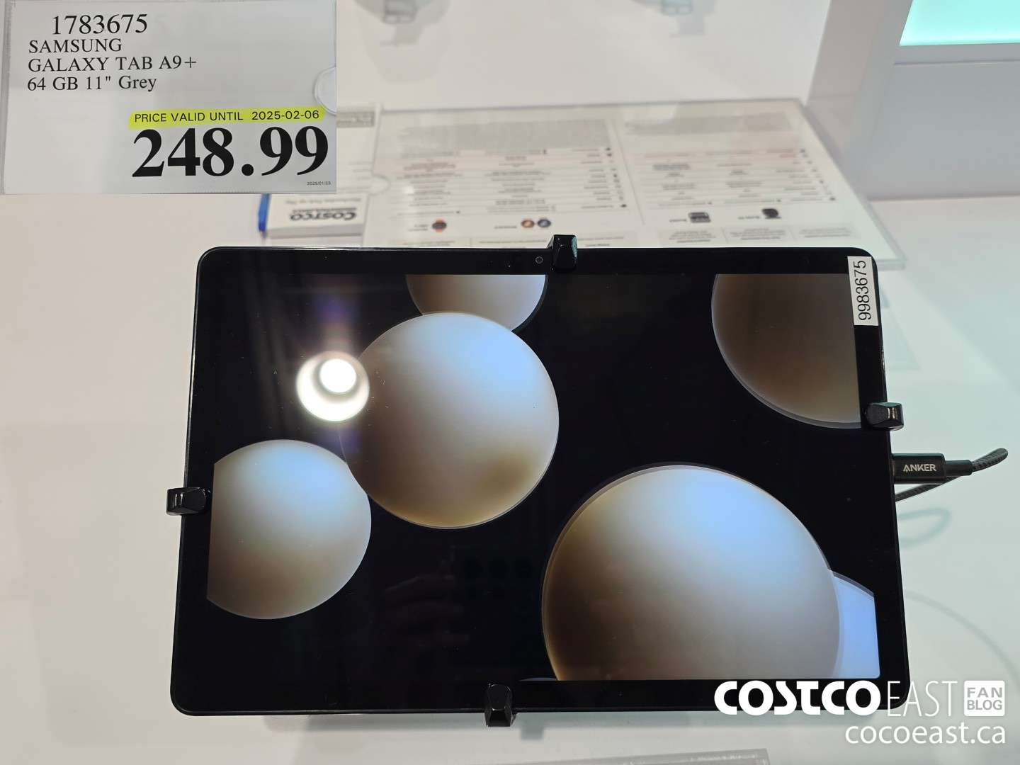 1783675 SAMSUNG GALAXY TAB A9+ 64GB 11