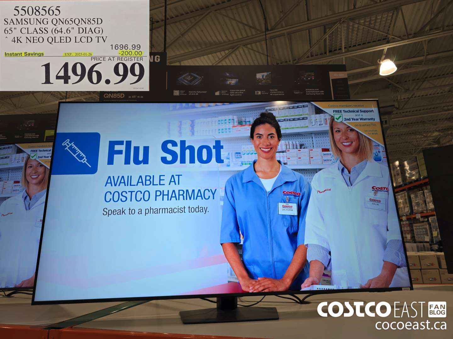 5508565 SAMSUNG QN65QN85D 65