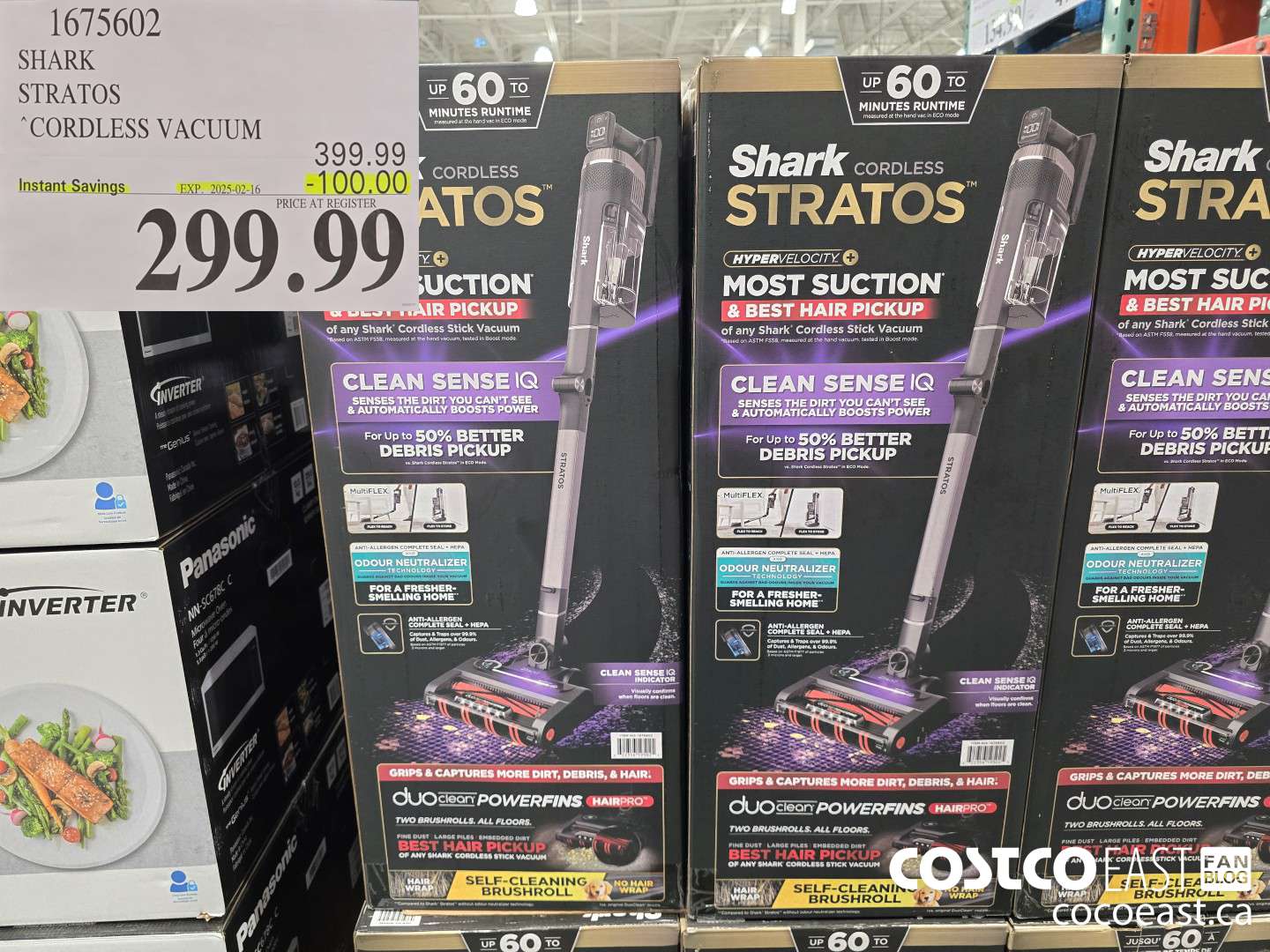 1675602 SHARK STRATOS CORDLESS STICK VACUUM ($100.00 INSTANT SAVINGS EXPIRES ON 2025-02-16) $299.99