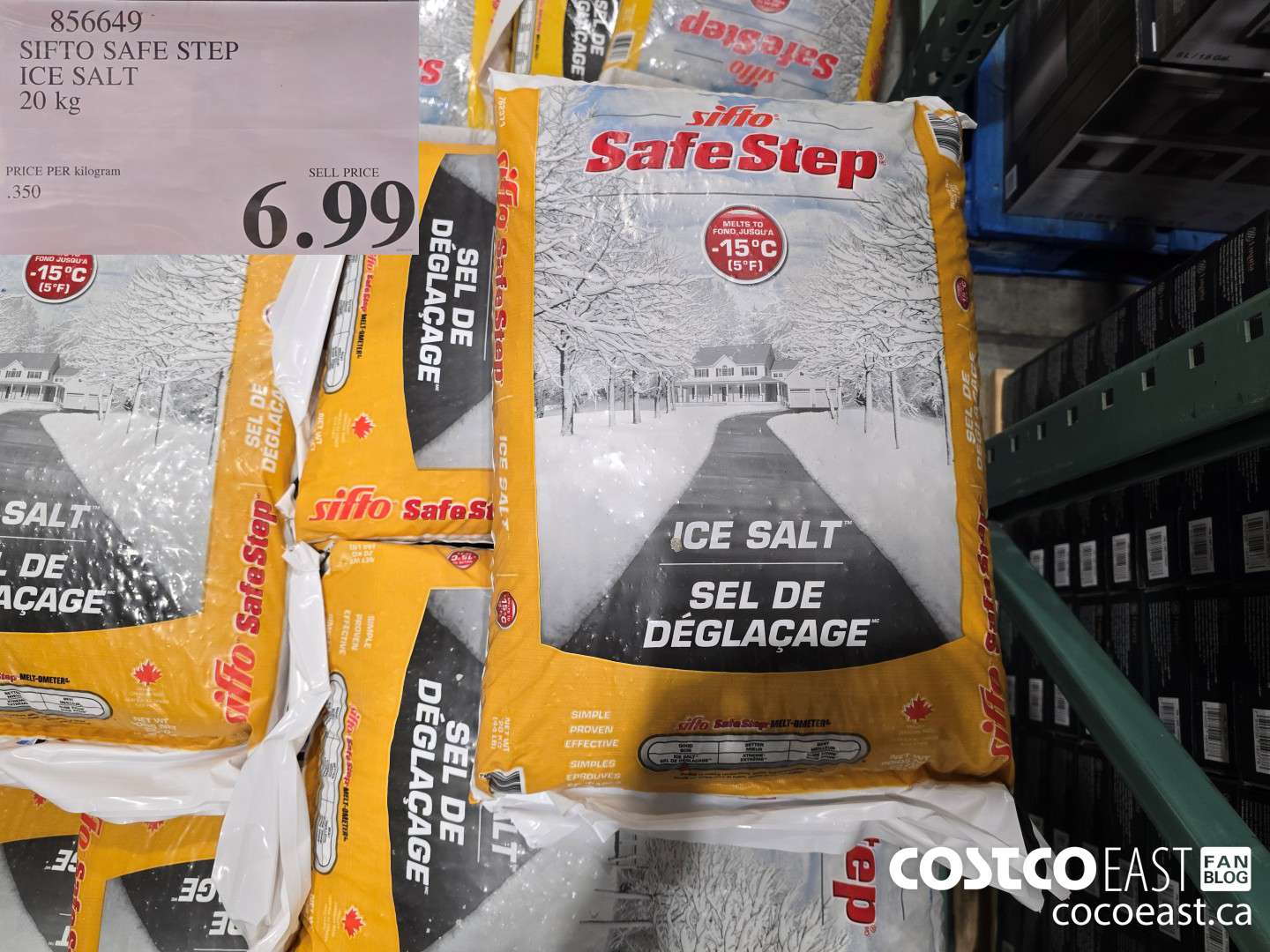 856649 SIFTO SAFE STEP ICE SALT 20KG $6.99