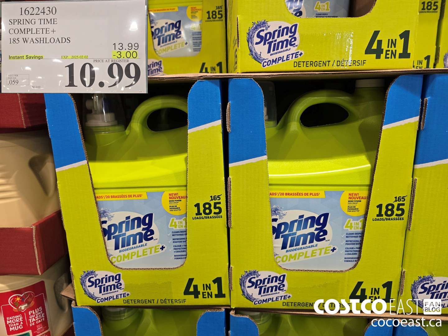 1622430 SPRING TIME COMPLETE+ 185 washloads ($3.00 INSTANT SAVINGS EXPIRES ON 2025-02-02) $10.99