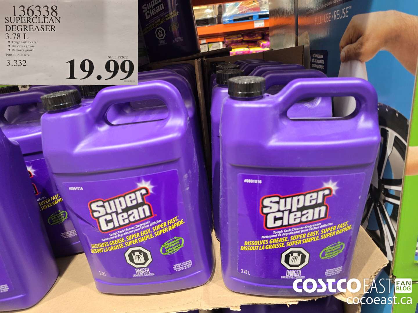 136338 SUPERCLEAN DEGREASER 3.78 L $19.99