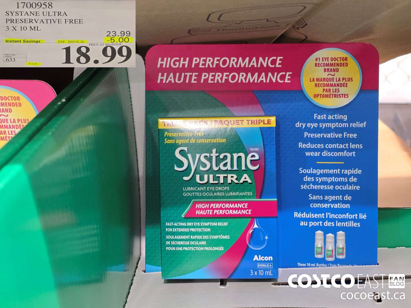 1700958 SYSTANE ULTRA PRESERVATIVE FREE 3 X 10 ML ($5.00 INSTANT SAVINGS EXPIRES ON 2025-01-26) $18.99