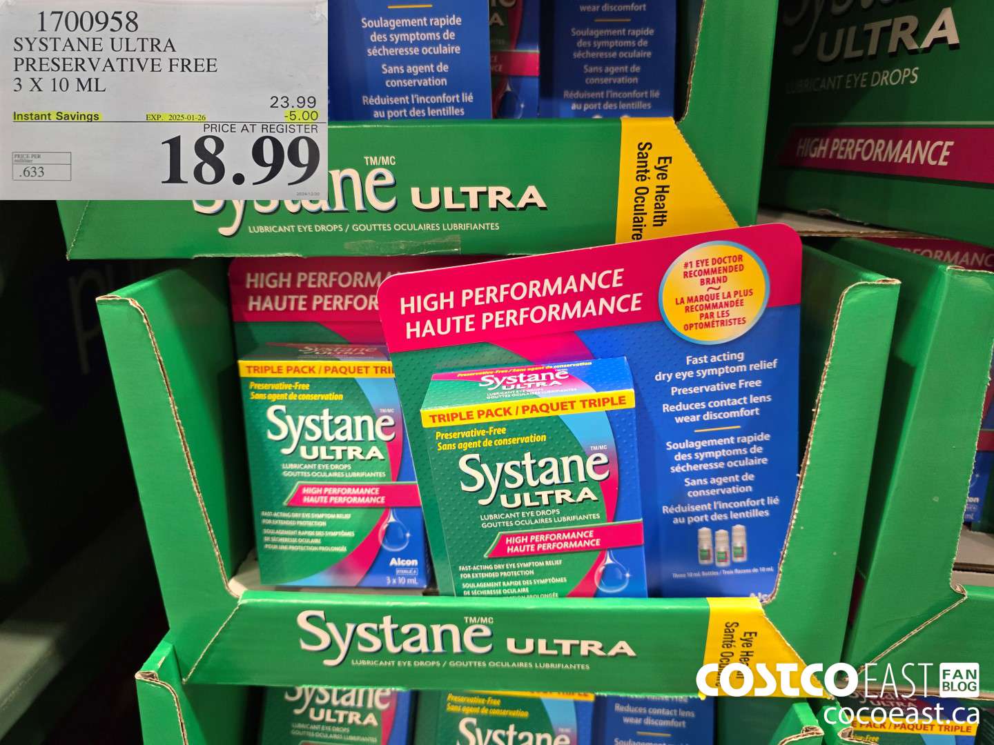 1700958 SYSTANE ULTRA PRESERVATIVE FREE 3 X 10 ML ($5.00 INSTANT SAVINGS EXPIRES ON 2025-01-26) $18.99