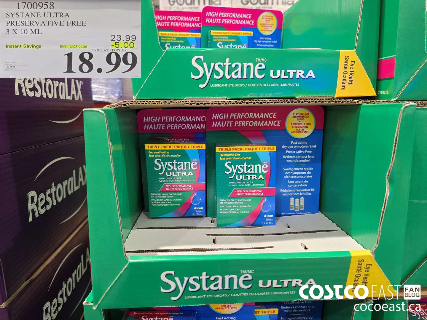 1700958 SYSTANE ULTRA PRESERVATIVE FREE 3 X 10 ML ($5.00 INSTANT SAVINGS EXPIRES ON 2025-01-26) $18.99