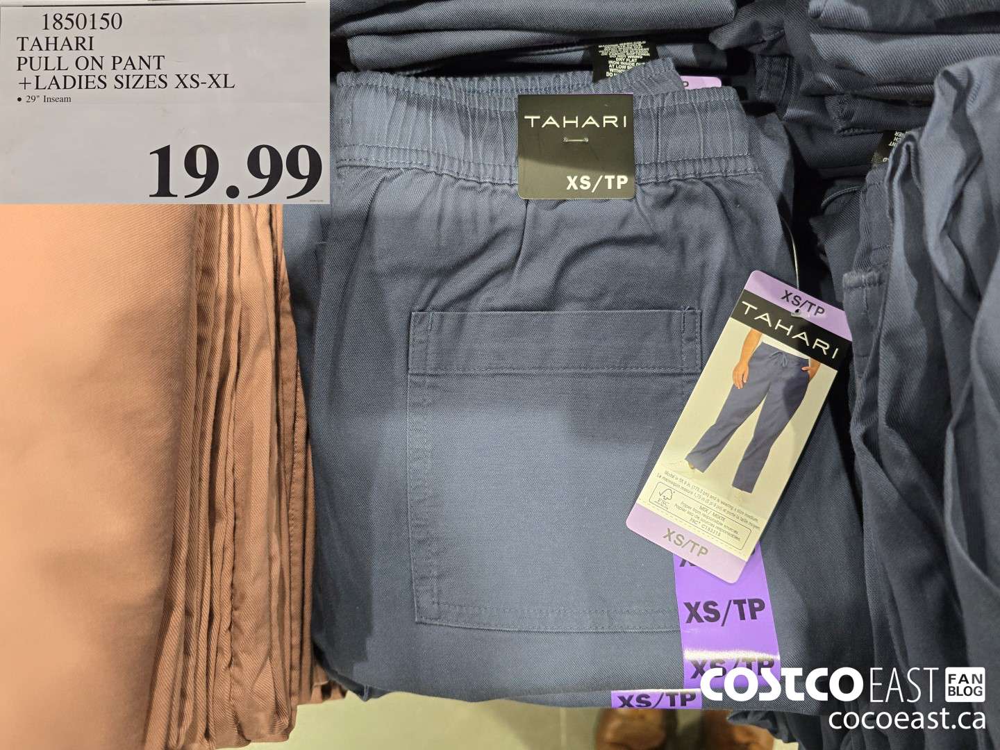 1850150 TAHARI PULL ON PANT +LADIES SIZES XS-XL $19.99