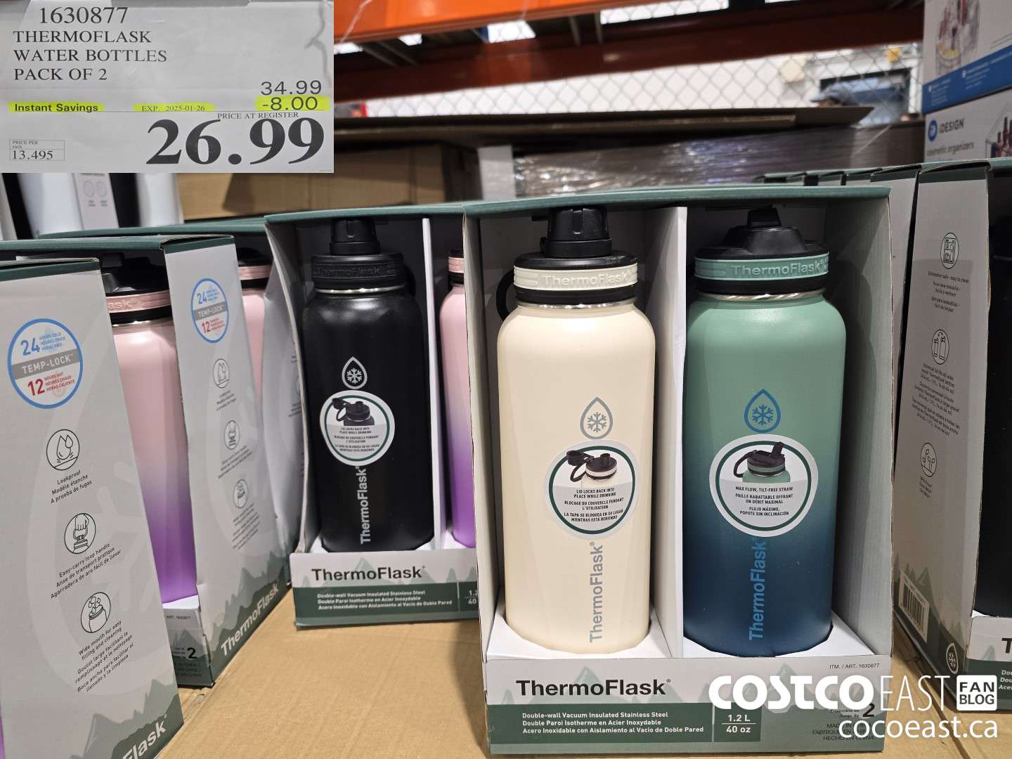 1630877 THERMOFLASK WATER BOTTLES PACK OF 2 ($8.00 INSTANT SAVINGS EXPIRES ON 2025-01-26) $26.99