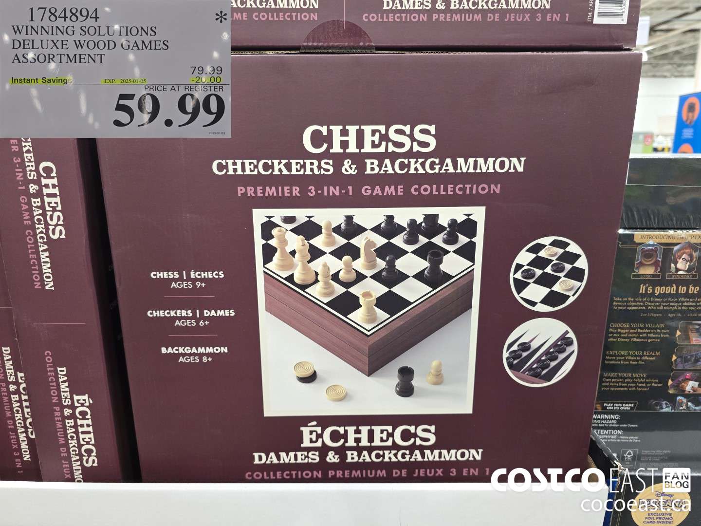 1784894 WINNING SOLUTIONS DELUXE WOOD GAMES ASSORTMENT ($20.00 INSTANT SAVINGS EXPIRES ON 2025-01-05) $59.99