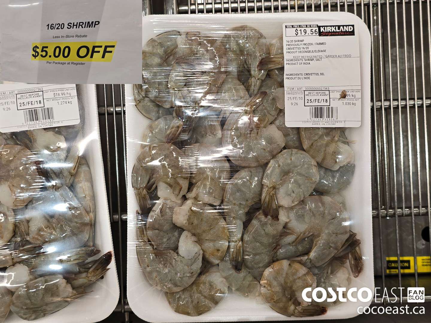 27363 16/20 SHRIMP ($5.00 INSTANT SAVINGS)