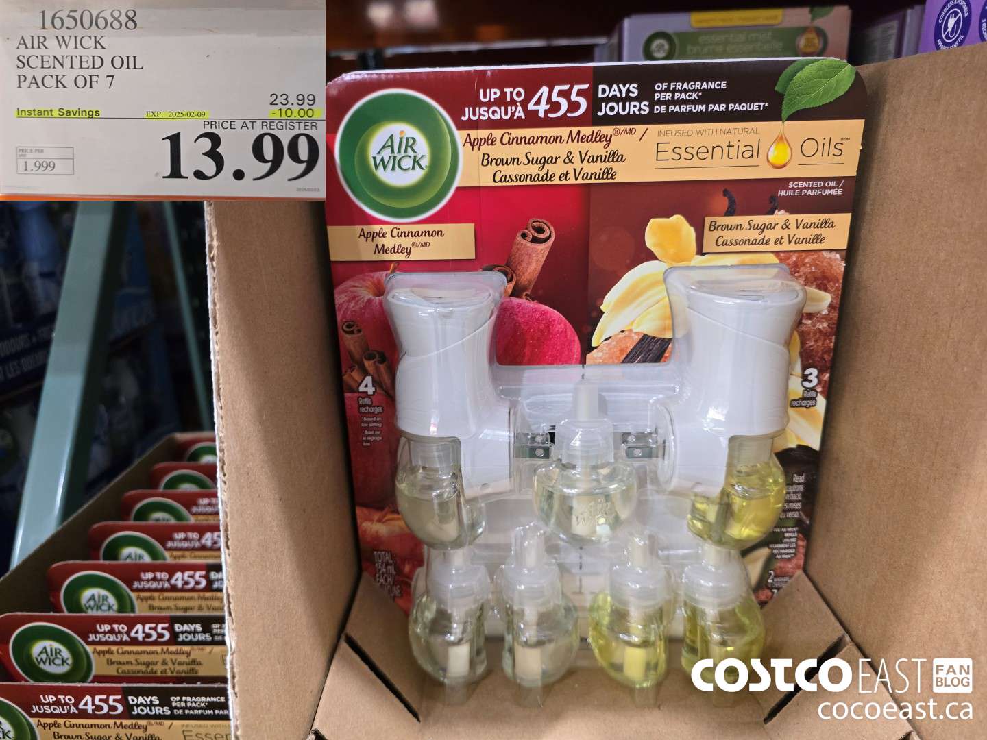 1650688 AIR WICK SCENTED OIL PACK OF 7 ($10.00 INSTANT SAVINGS EXPIRES ON 2025-02-09) $13.99