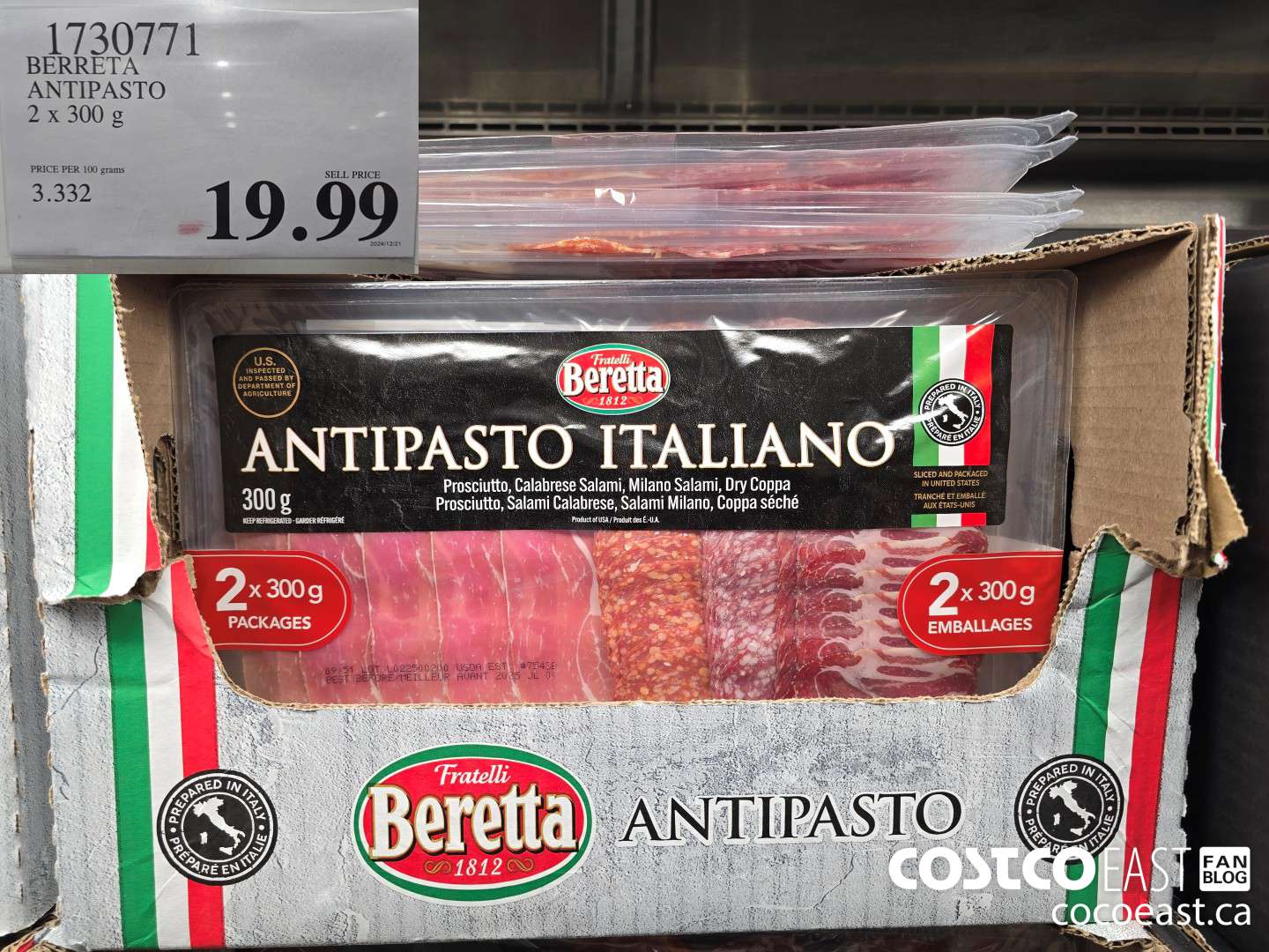 1730771 BERRETA ANTIPASTO 2 x 300 G $19.99