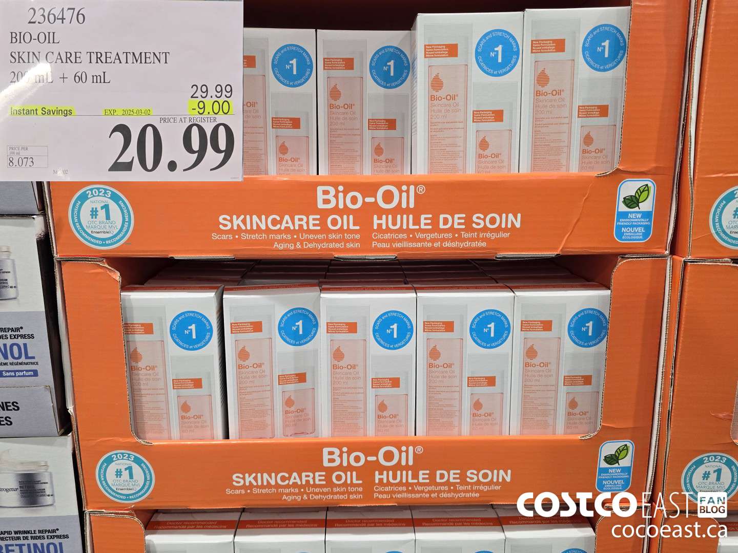236476 BIO-OIL SKIN CARE TREATMENT 200 mL + 60 mL ($9.00 INSTANT SAVINGS EXPIRES ON 2025-03-02) $20.99