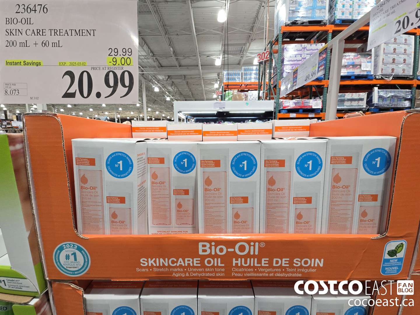 236476 BIO-OIL SKIN CARE TREATMENT 200 mL + 60 mL ($9.00 INSTANT SAVINGS EXPIRES ON 2025-03-02) $20.99