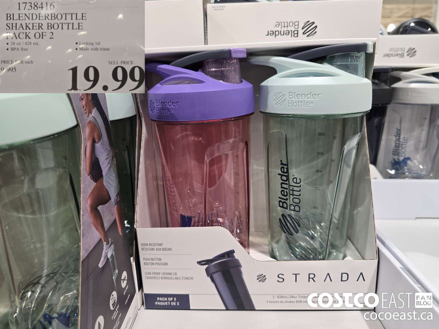 1738416 BLENDERBOTTLE SHAKER BOTTLE PACK OF 2 $19.99