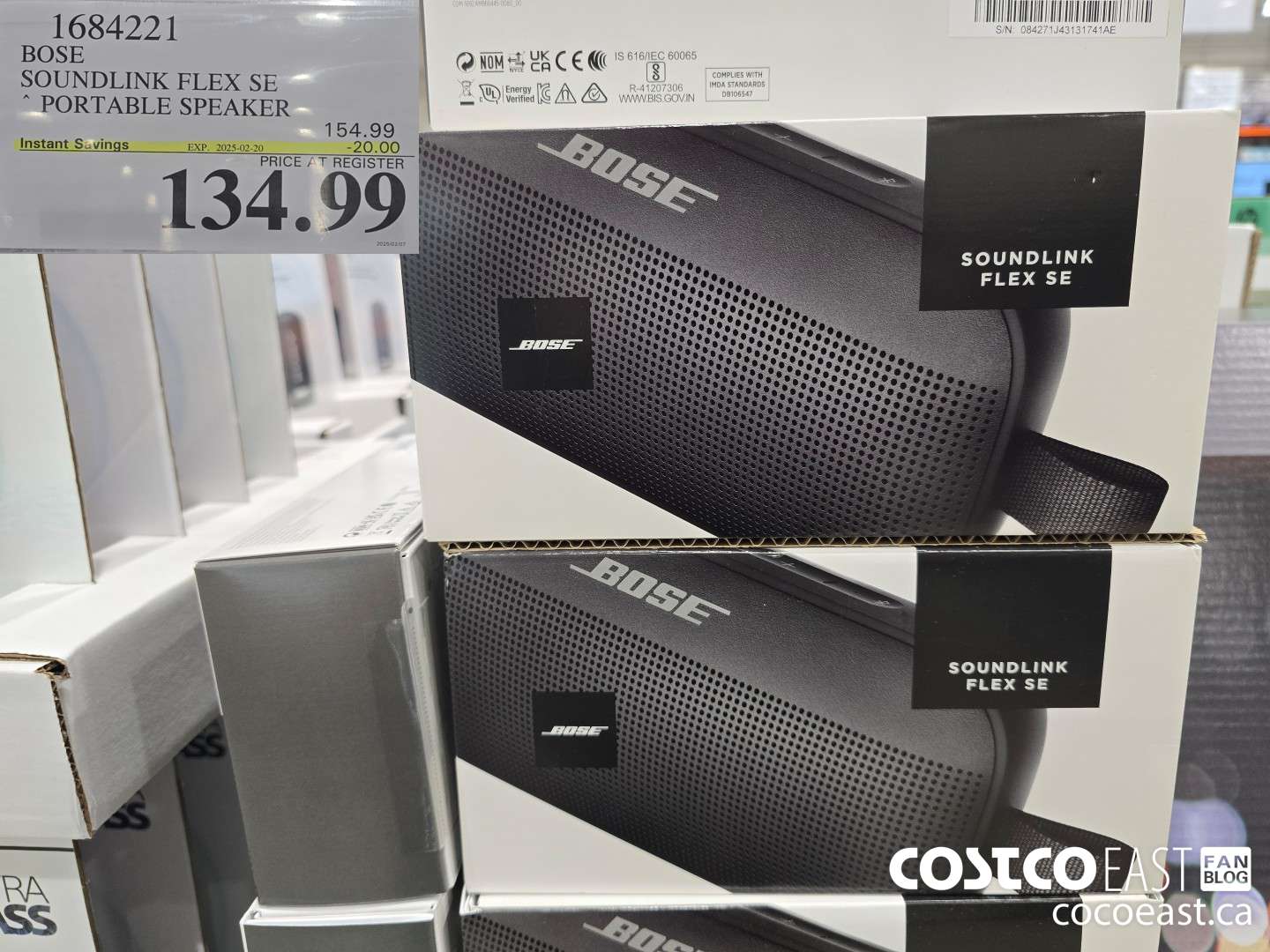 1684221 BOSE SOUNDLINK FLEX SE PORTABLE SPEAKER ($20.00 INSTANT SAVINGS EXPIRES ON 2025-02-20) $134.99
