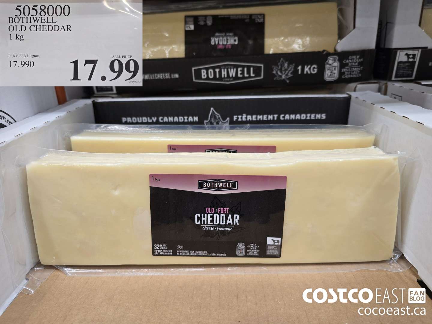 5058000 BOTHWELL OLD CHEDDAR 1kg  $17.99