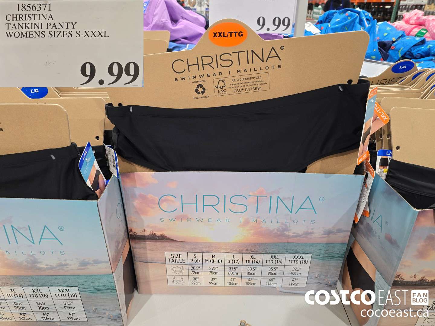 1856371 CHRISTINA TANKINI PANTY WOMENS SIZES S-XXXL $9.99