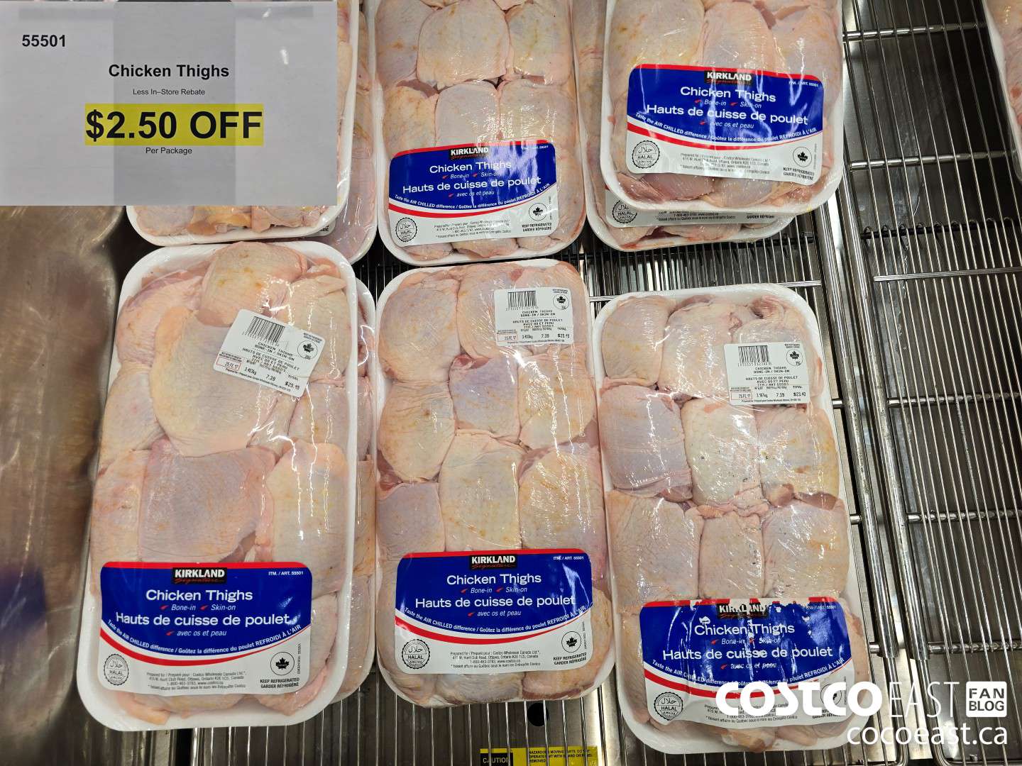 55501 Chicken Thighs ($2.50 INSTANT SAVINGS)