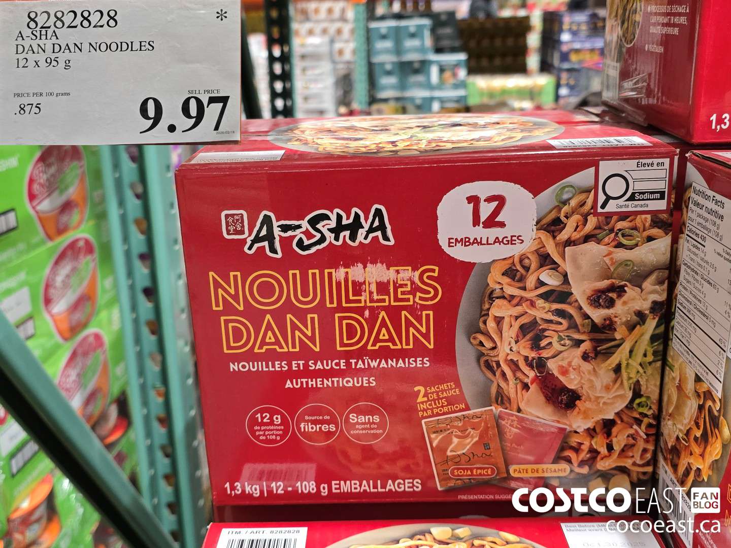 8282828 DAN DAN NOODLES 12 X 95 G $9.97