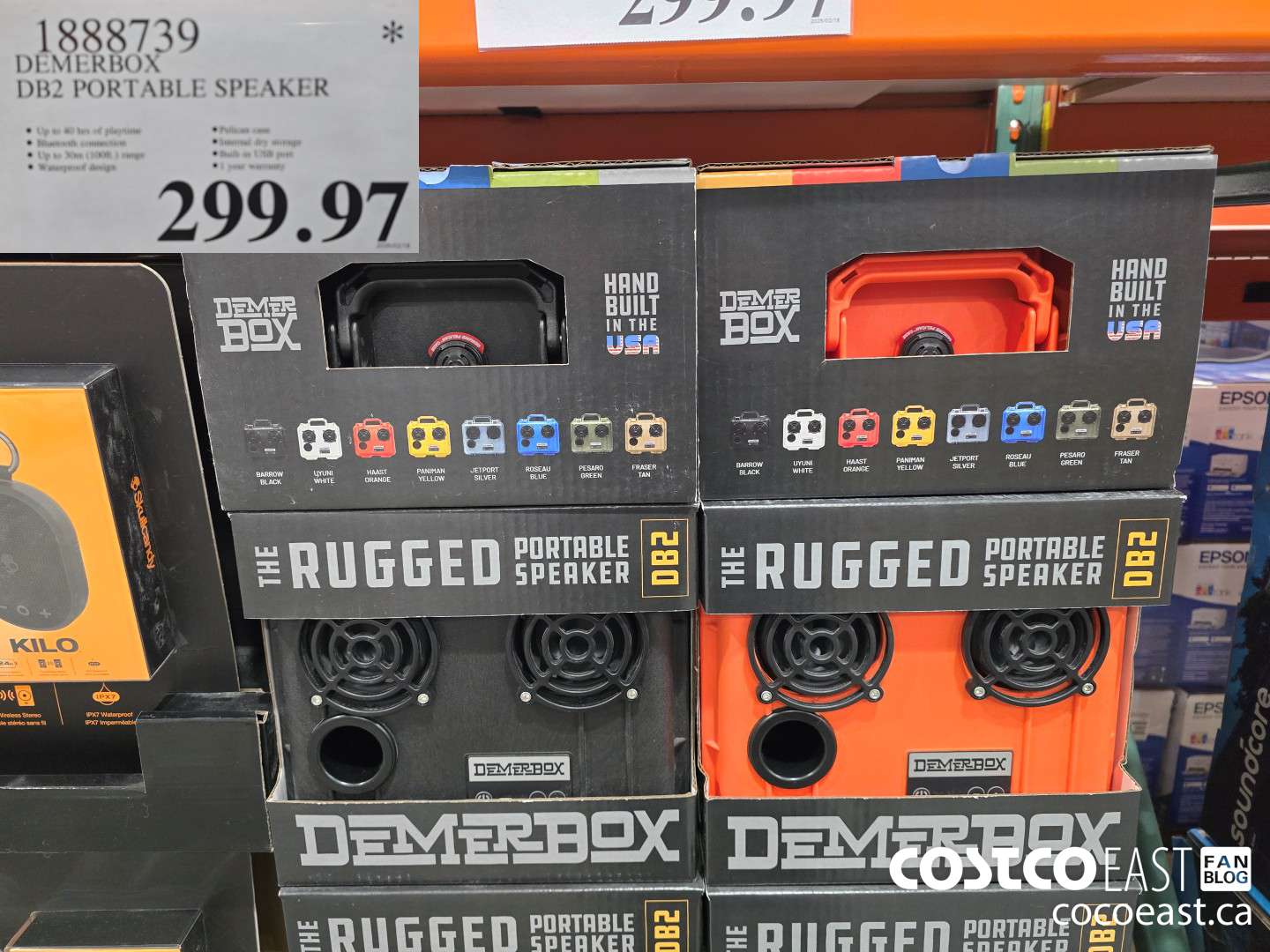 1888739 DEMERBOX DB2 PORTABLE SPEAKER $299.97