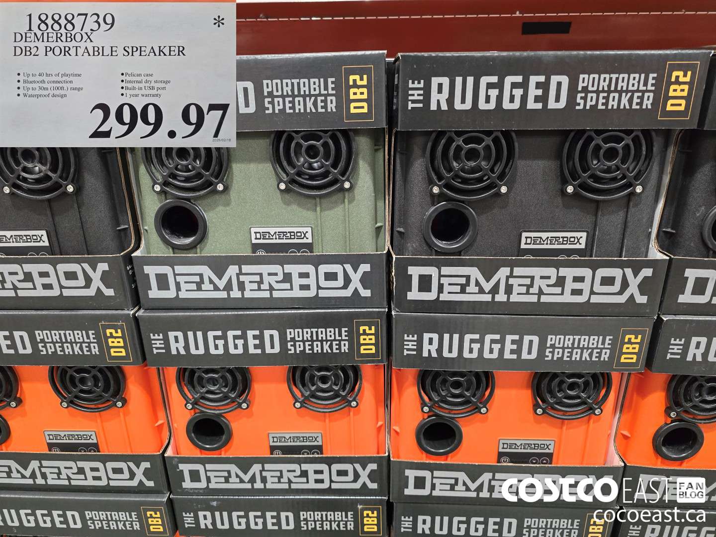 1888739 DEMERBOX DB2 PORTABLE SPEAKER $299.97