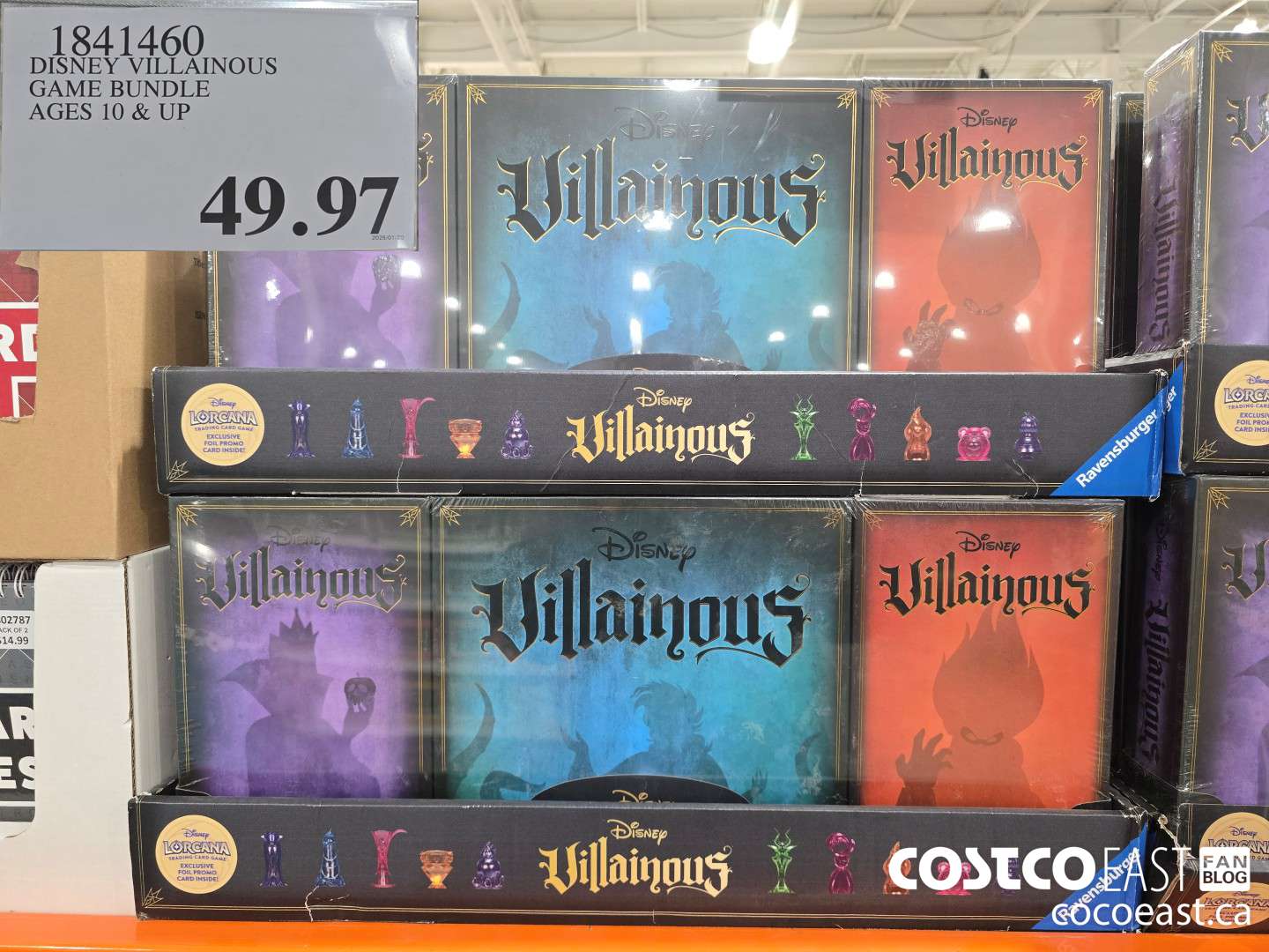 1841460 DISNEY VILLAINOUS GAME BUNDLE AGES 10 & UP $49.97