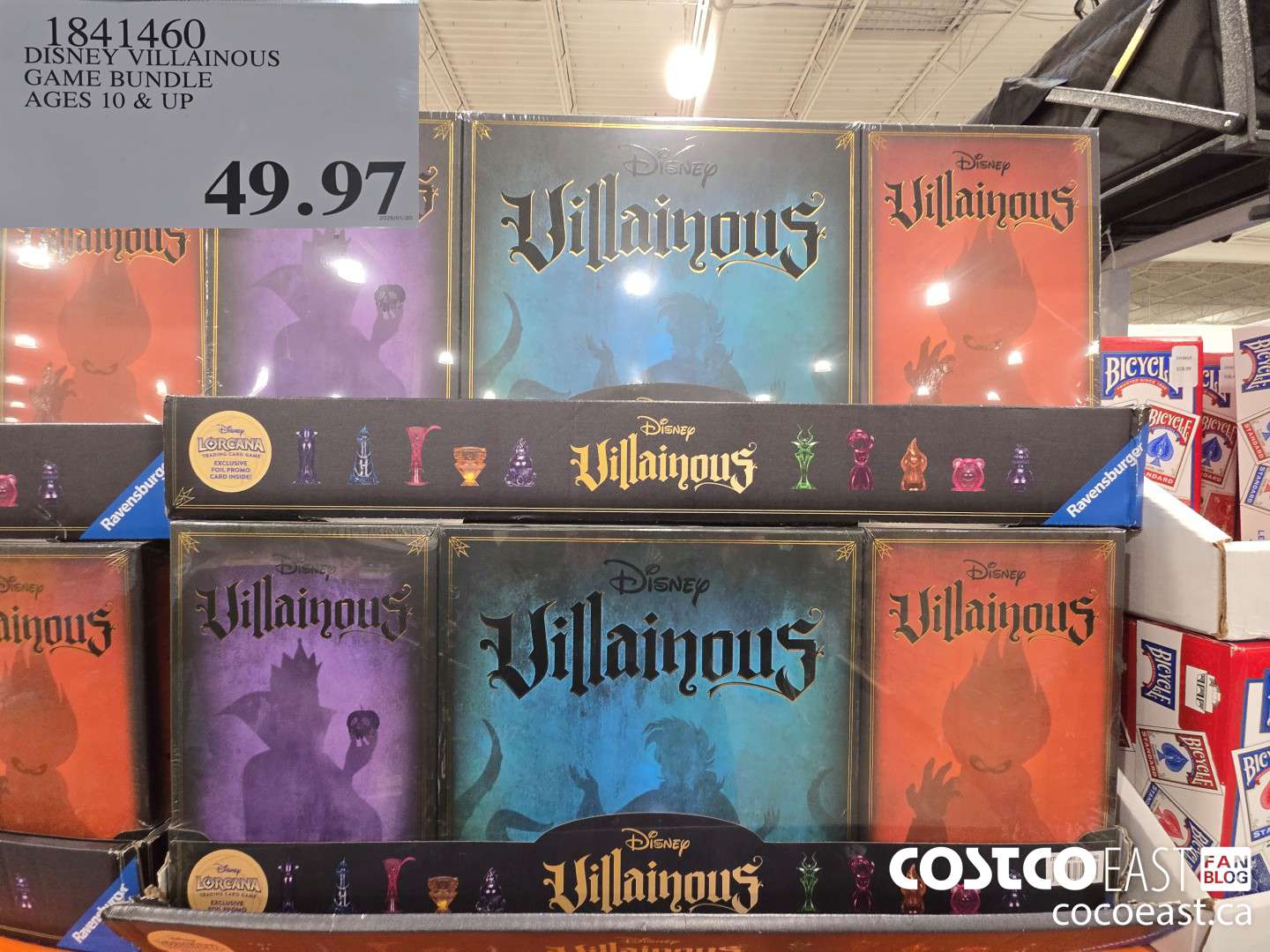 1841460 DISNEY VILLAINOUS GAME BUNDLE AGES 10 & UP $49.97