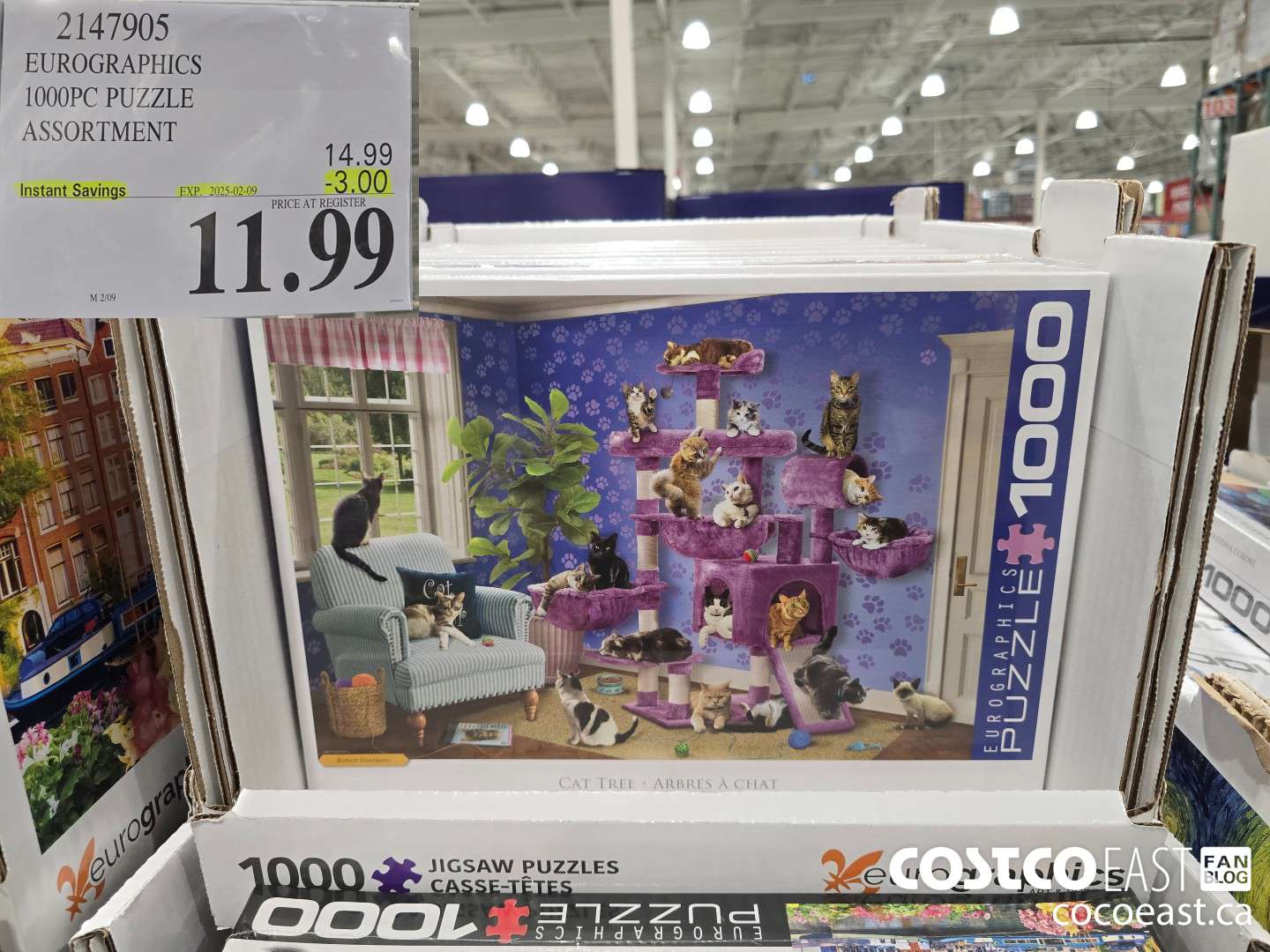 2147905 EUROGRAPHICS 1000PC PUZZLE ASSORTMENT ($3.00 INSTANT SAVINGS EXPIRES ON 2025-02-09) $11.99