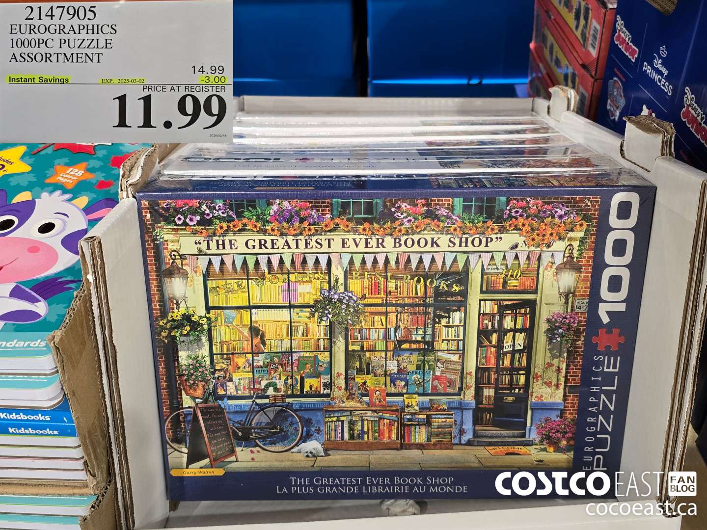 2147905 EUROGRAPHICS 1000PC PUZZLE ASSORTMENT ($3.00 INSTANT SAVINGS EXPIRES ON 2025-03-02) $11.99