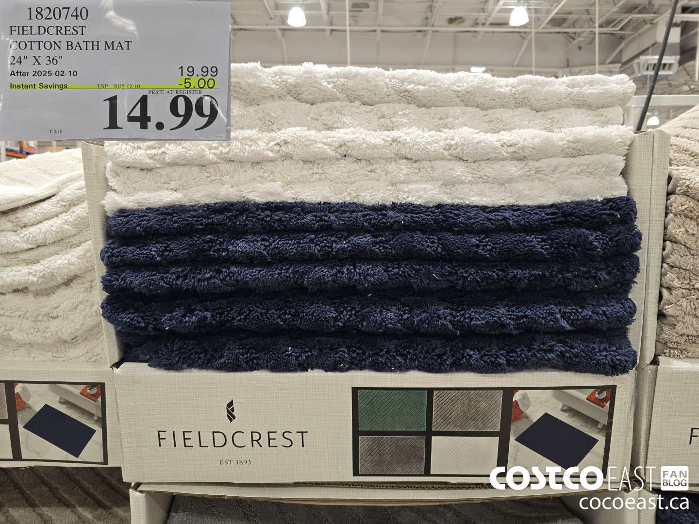 1820740 FIELDCREST SOTTON BATH MAT 24