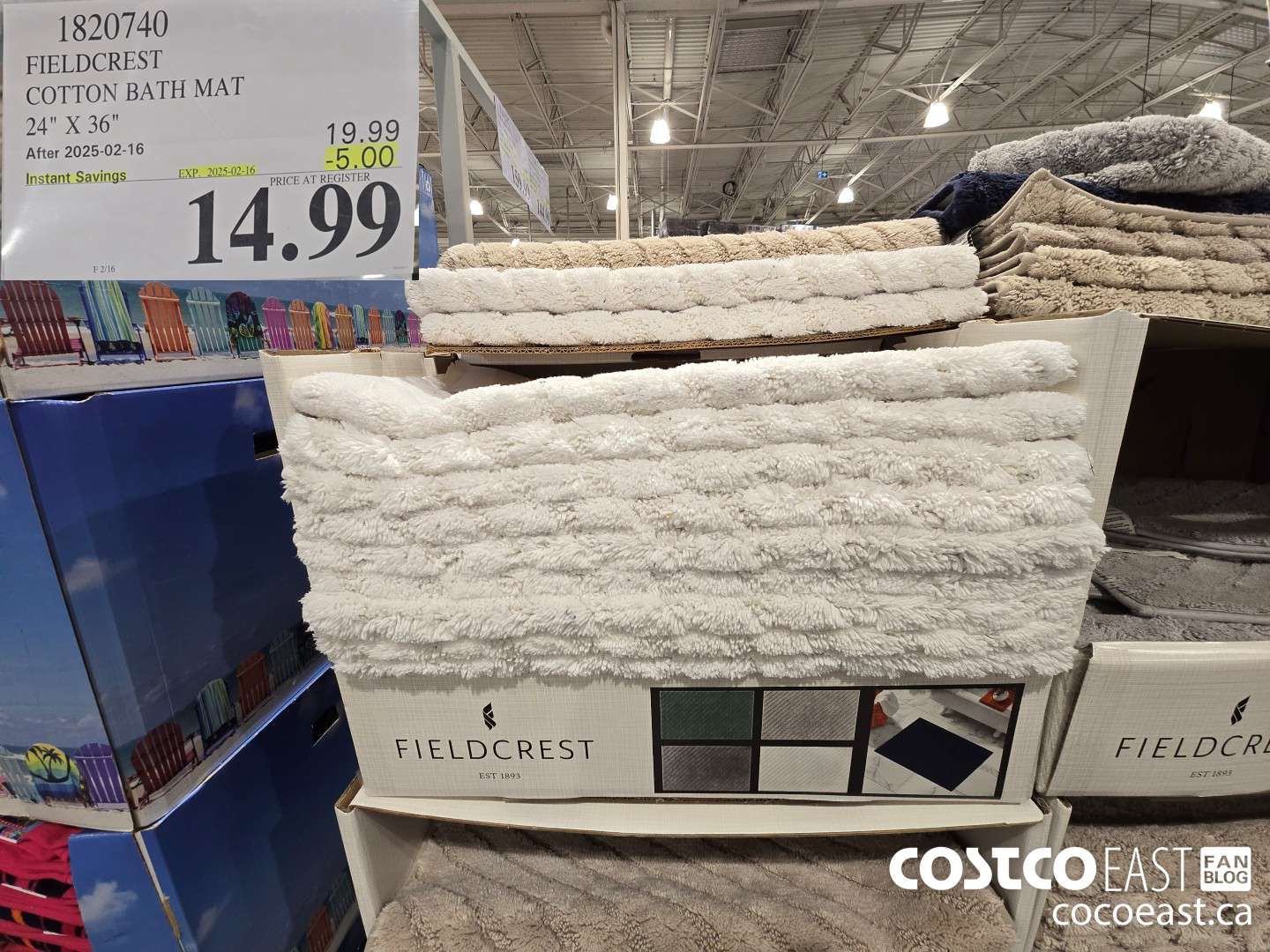 1820740 FIELDCREST SOTTON BATH MAT 24