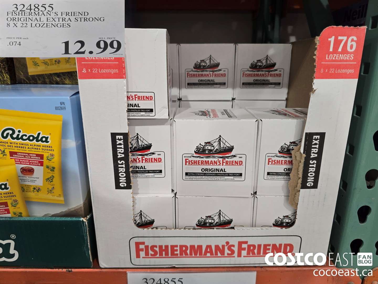 324855 FISHERMAN'S FRIEND ORIGINAL EXTRA STRONG 8 X 22 LOZENGES $12.99
