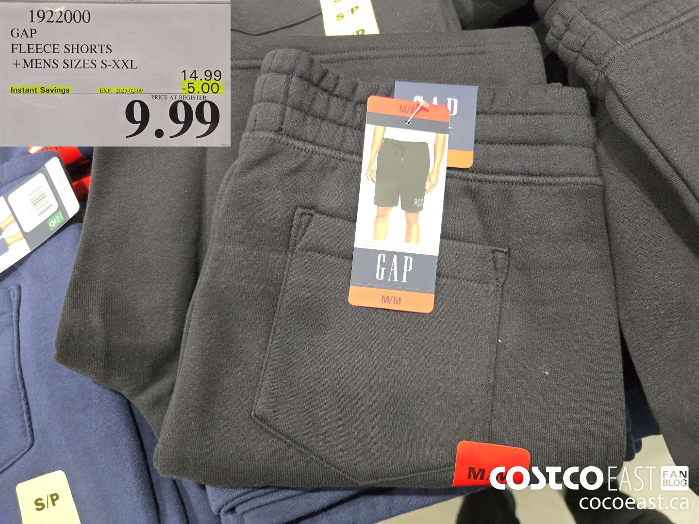 1922000 GAP FLEECE SHORTS +MENS SIZES S-XXL ($5.00 INSTANT SAVINGS EXPIRES ON 2025-02-09) $9.99