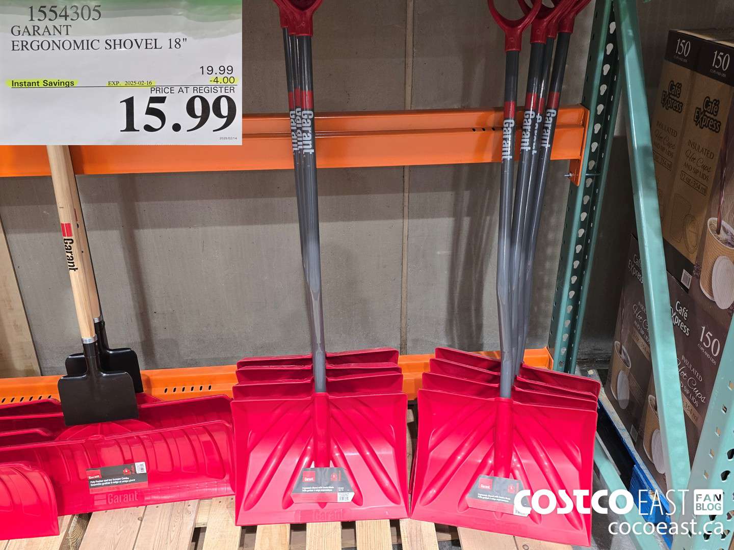 1554305 GARANT ERGONOMIC SHOVEL 18