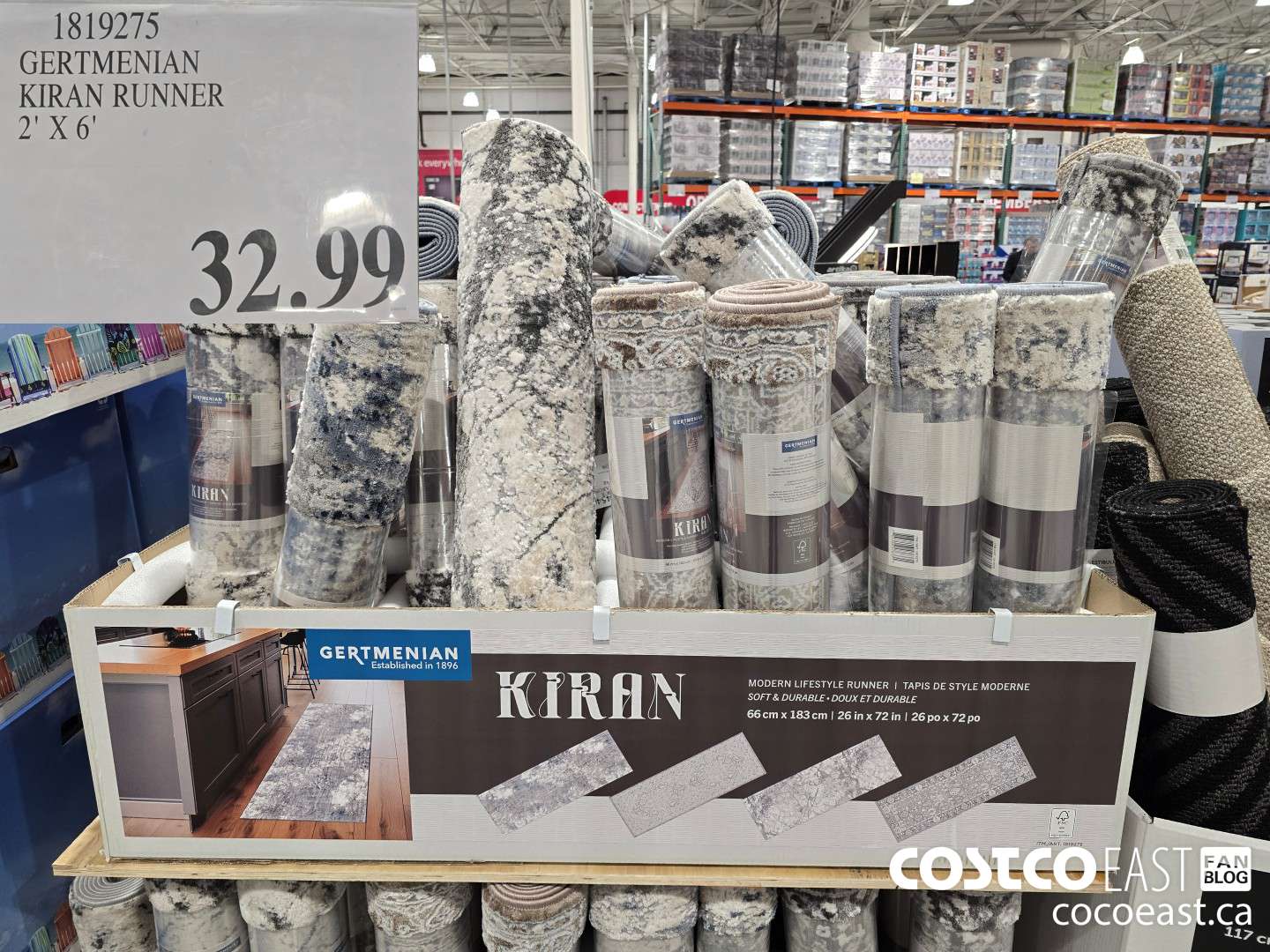 1819275 GERTMENIAN KIRAN RUNNER 2' X 6' $32.99