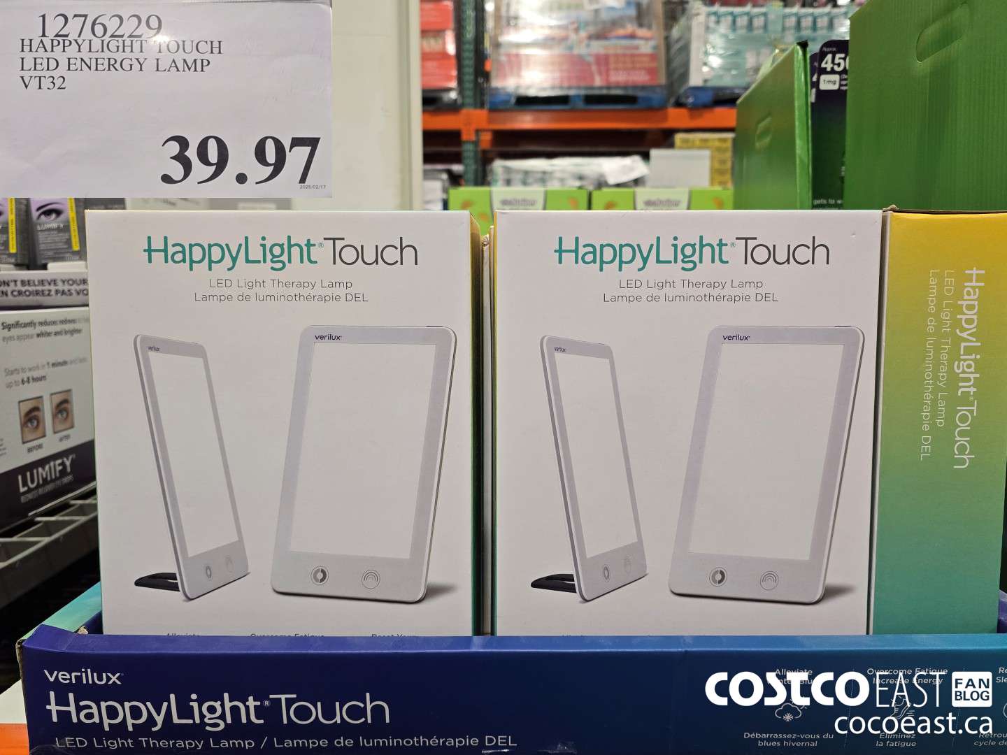 1276229 HAPPYLIGHT TOUCH LED ENERGY LAMP VT32 $39.97