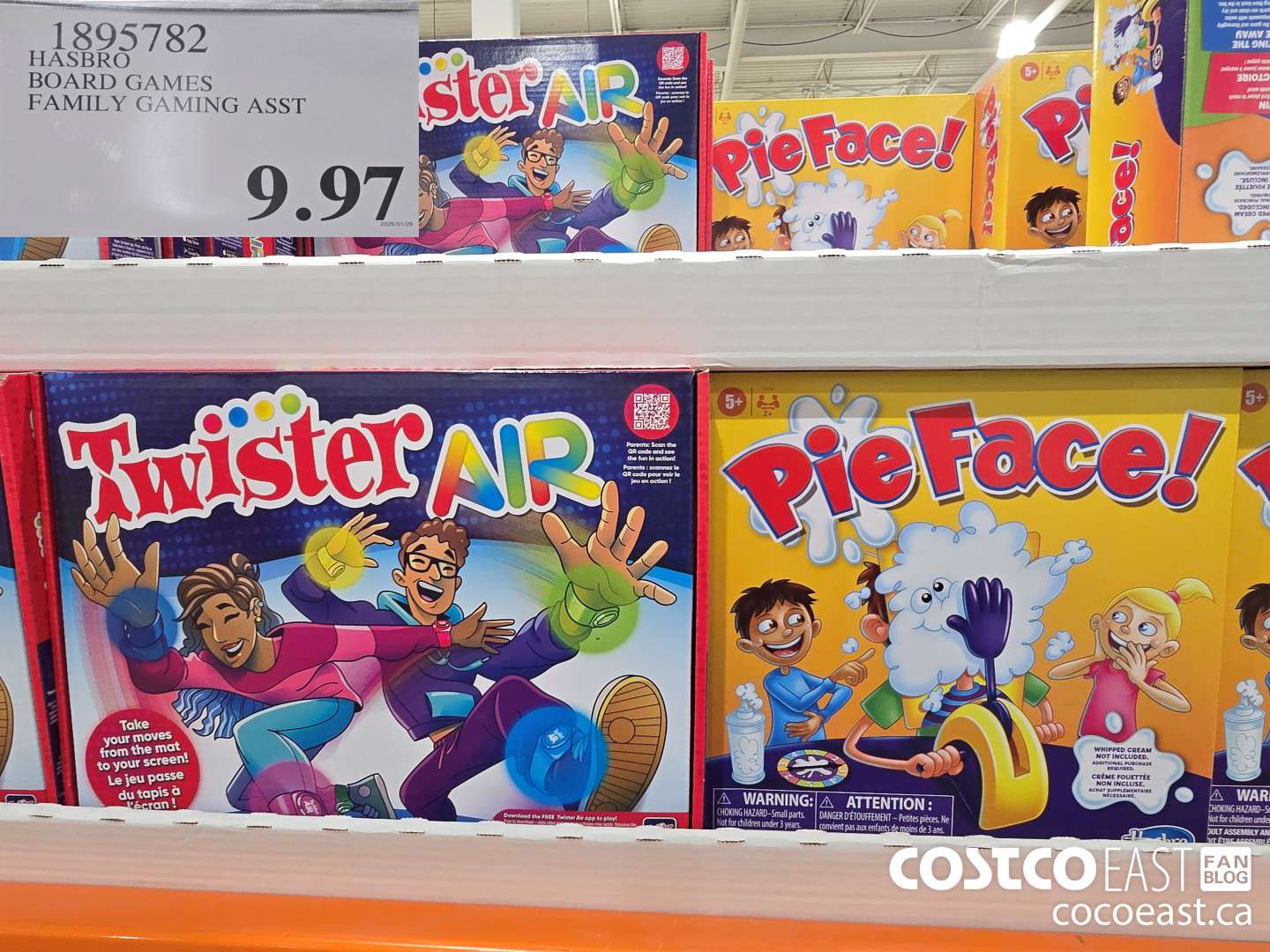 1895782 HASBRO BOARD GAMES FAMILY GAMING ASST $9.97