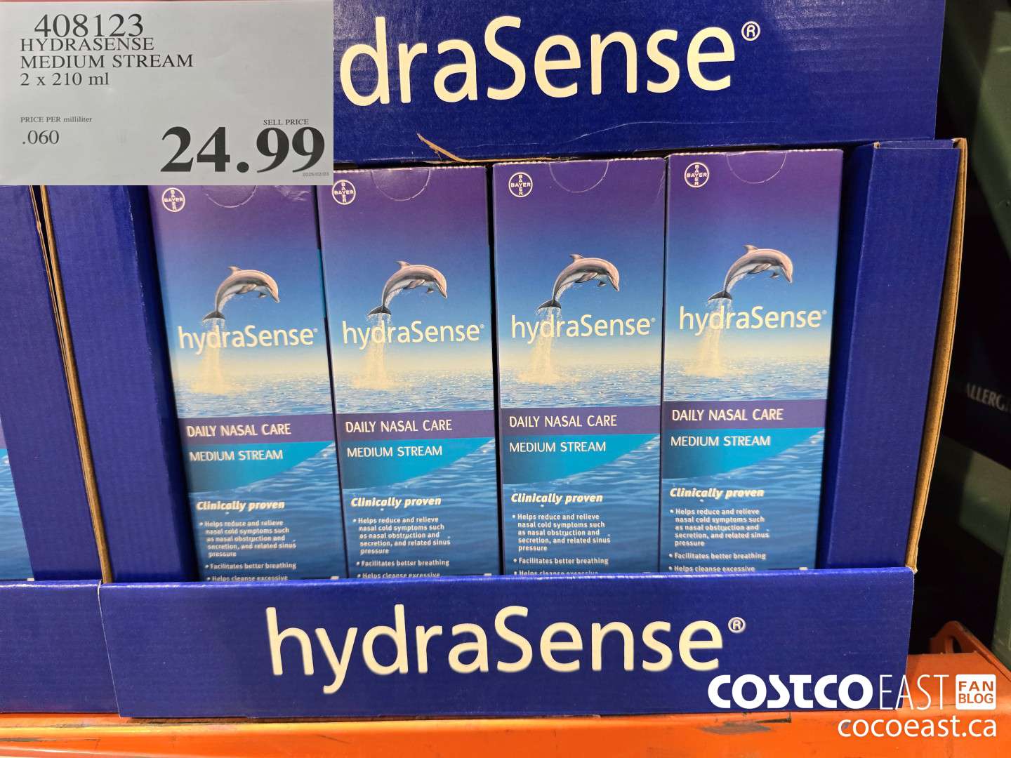 408123 HYDRASENSE MEDIUM STREAM 2 x 210ml $24.99