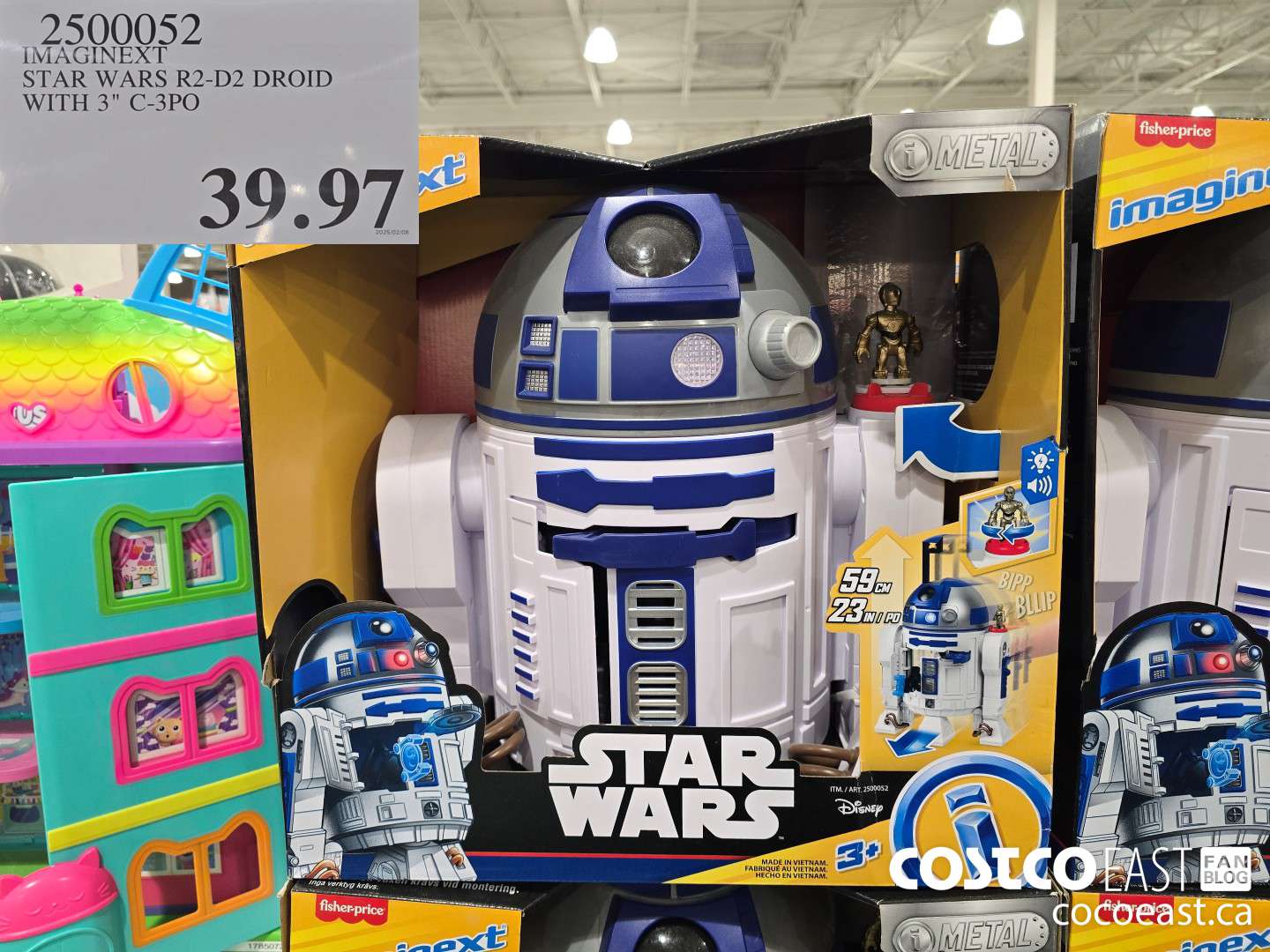 2500052 IMAGINEXT STAR WARS R2-D2 DROID WITH 3